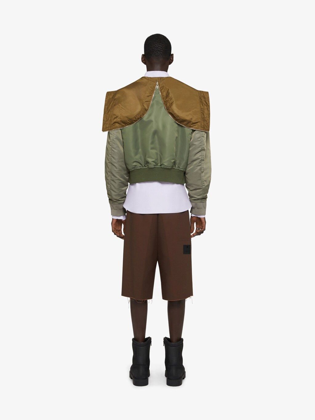 Givenchy o1w1db10325 Bomber in Olive Green Size US XL / EU 56 / 4 - 6 Thumbnail