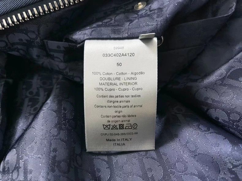 Dior Dior Dior x Air Jordan AIR DIOR embroidered blue jacket-25 Size US L / EU 52-54 / 3 - 5 Thumbnail