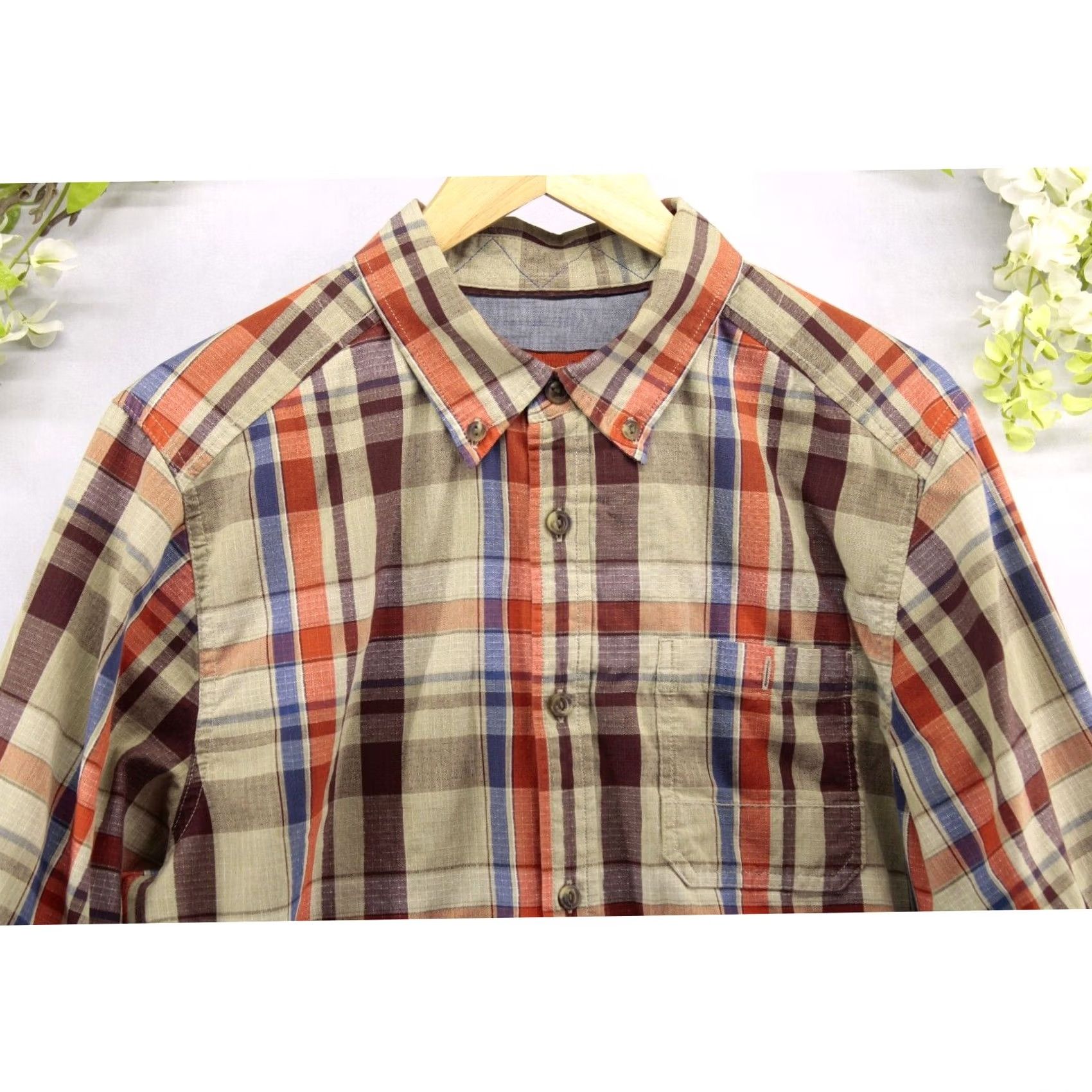The North Face The North Face Men's Plaid Shirt Long Sleeve Button Down Lightweight Multicolor L Size US L / EU 52-54 / 3 - 3 Thumbnail