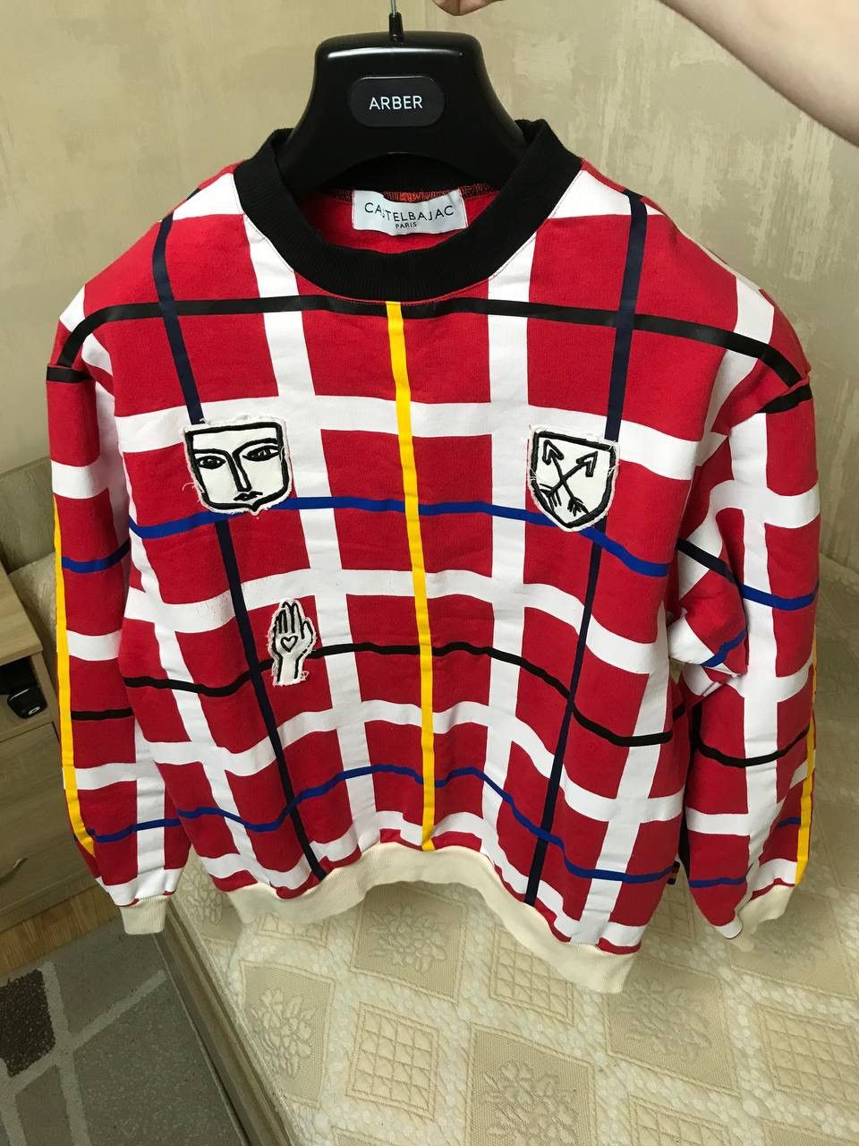 Jean Charles De Castelbajac 🔥 Jean Charles De Castelbajac Paris Art Sweatshirt Pullover Size US L / EU 52-54 / 3 - 6 Thumbnail
