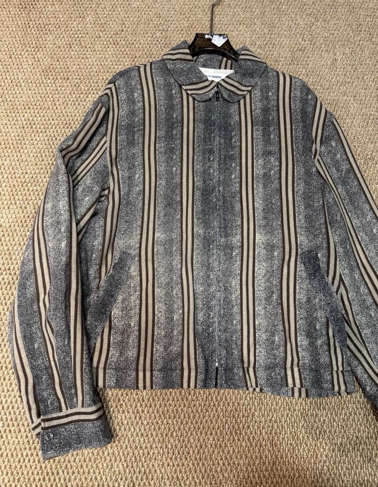 Comme des Garcons SHIRT Comme des Garçons SHIRT Striped Zip-Up Jacket K23 Size US M / EU 48-50 / 2 - 4 Thumbnail