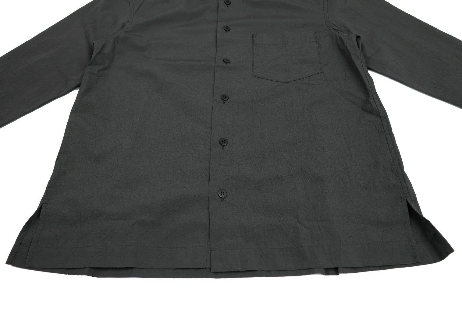 Issey Miyake Poly Cotton Wrinkle-Processed Shirt in Charcoal Size US S / EU 44-46 / 1 - 10 Thumbnail