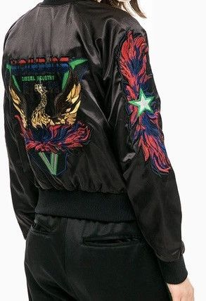 Diesel Diesel Reversible Bomber Rare Velvet Sukajan Jacket Size S / US 4 / IT 40 - 5 Thumbnail