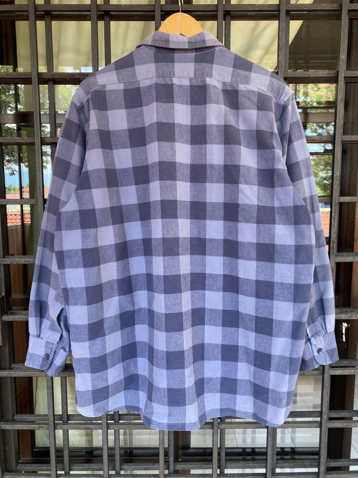 L.L. Bean Vintage L.L Bean 90s Chamois Shirt Button Ups Size US L / EU 52-54 / 3 - 4 Thumbnail