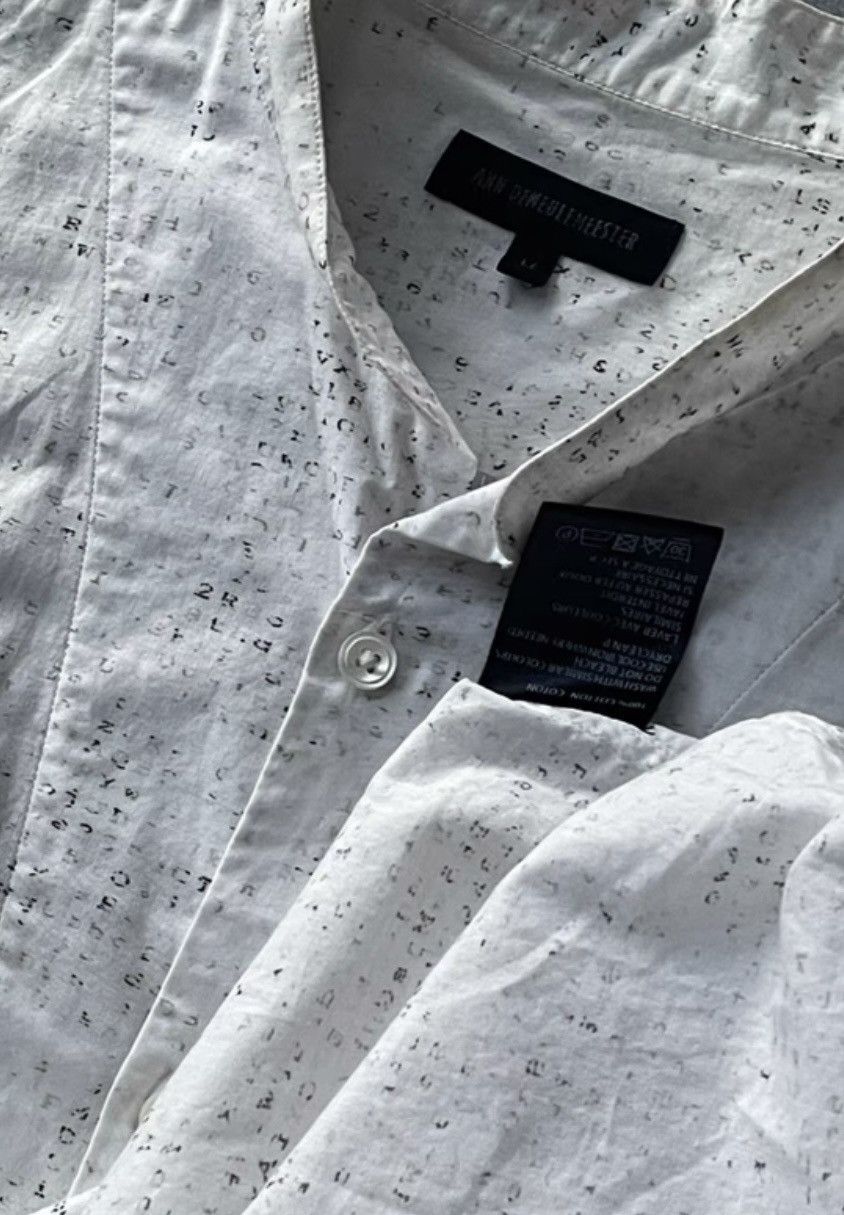 Ann Demeulemeester Ann Demeulemeester｜Matrix Code Shirt Size US M / EU 48-50 / 2 - 8 Thumbnail