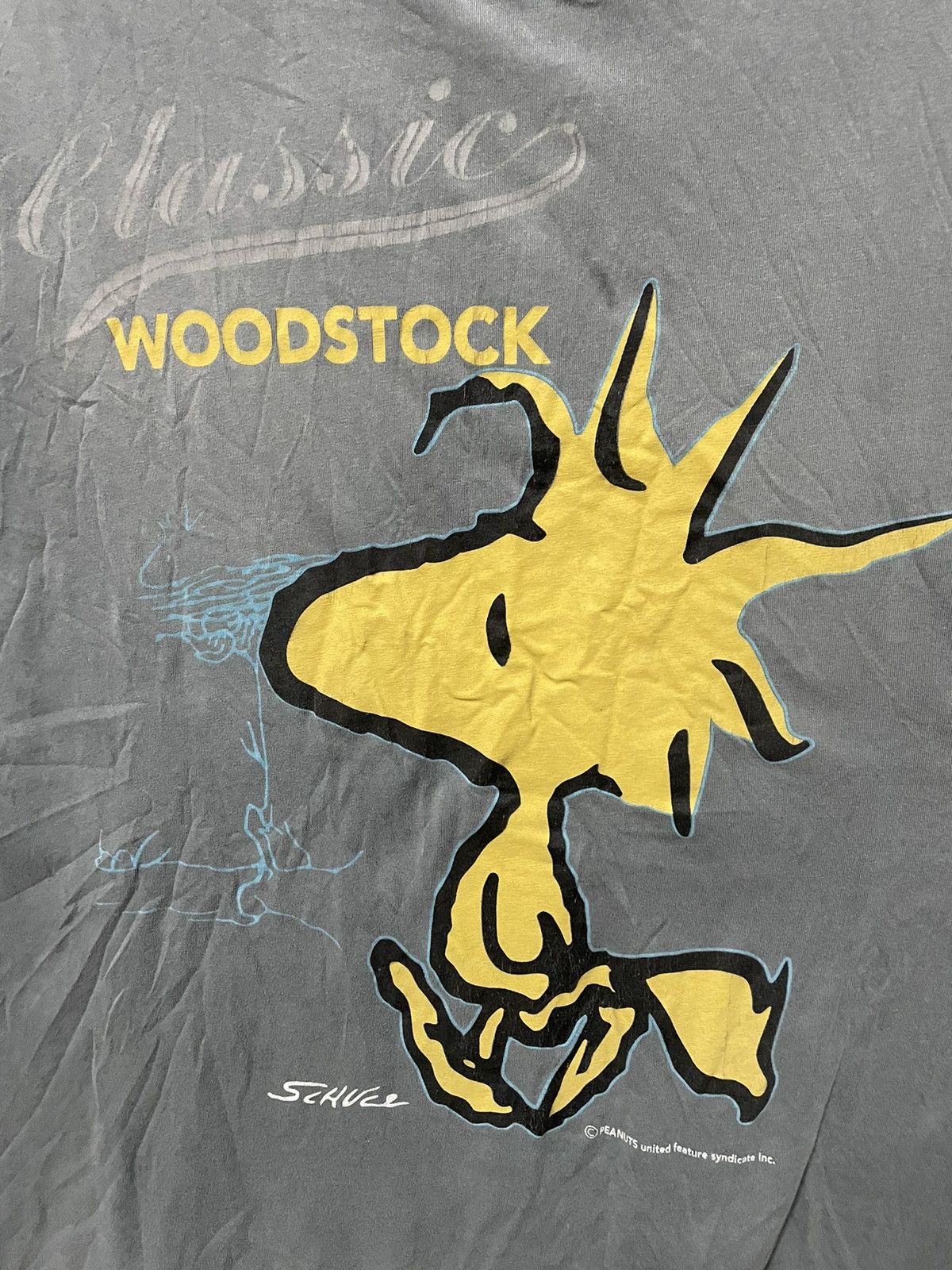 Cartoon Network Vintage Peanuts Snoopy Woodstock Cartoon Graphic Tee L Size US L / EU 52-54 / 3 - 3 Thumbnail