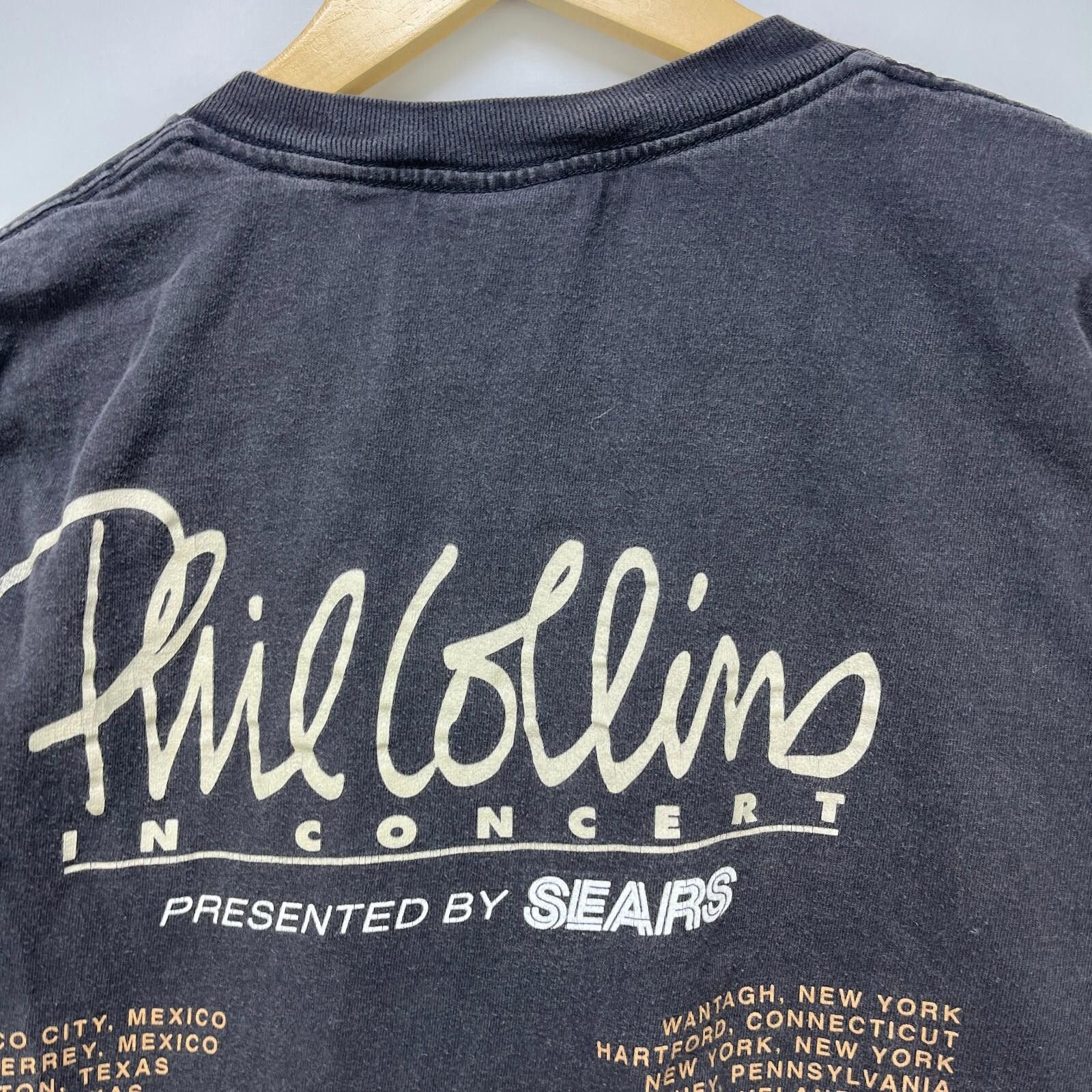Tornado Mart Vintage 1994 Phil Collins Sun Faded Tour T Shirt XL Brockum Size US XL / EU 56 / 4 - 8 Thumbnail