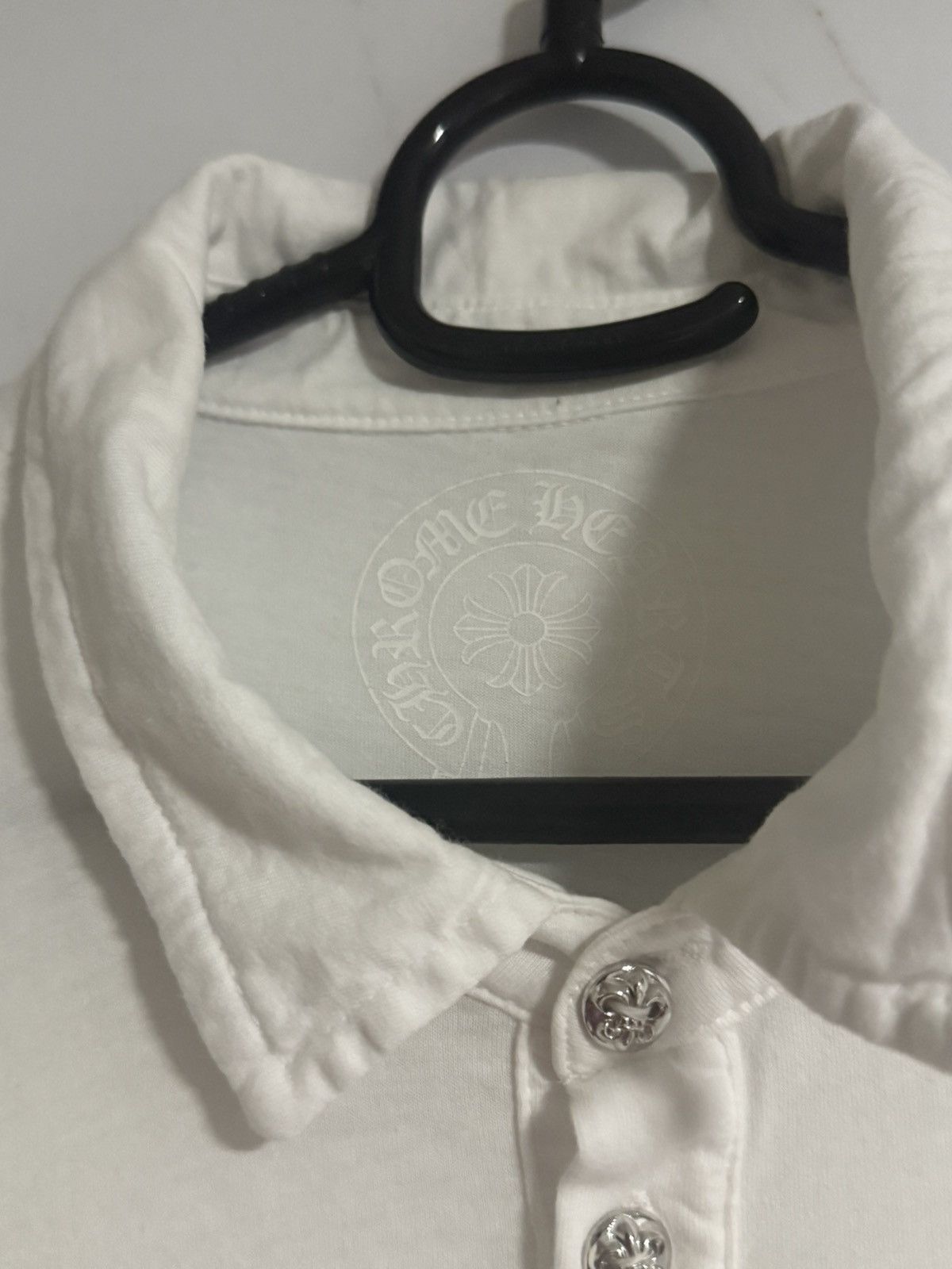Chrome Hearts Chrome Hearts Fleur Polo Tee Size US L / EU 52-54 / 3 - 3 Thumbnail