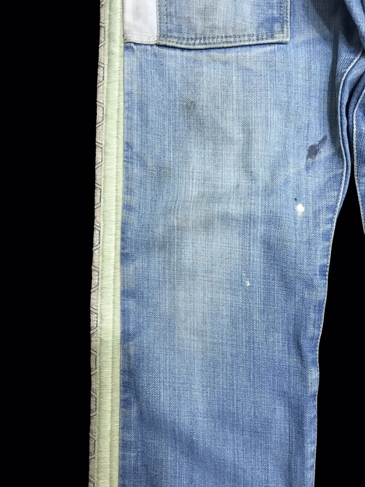 Designer 💥ARCHIVAL💥VERY RARE GEMSTONE TWO TONES BUSH DENIM F386 Size US 31 - 8 Thumbnail