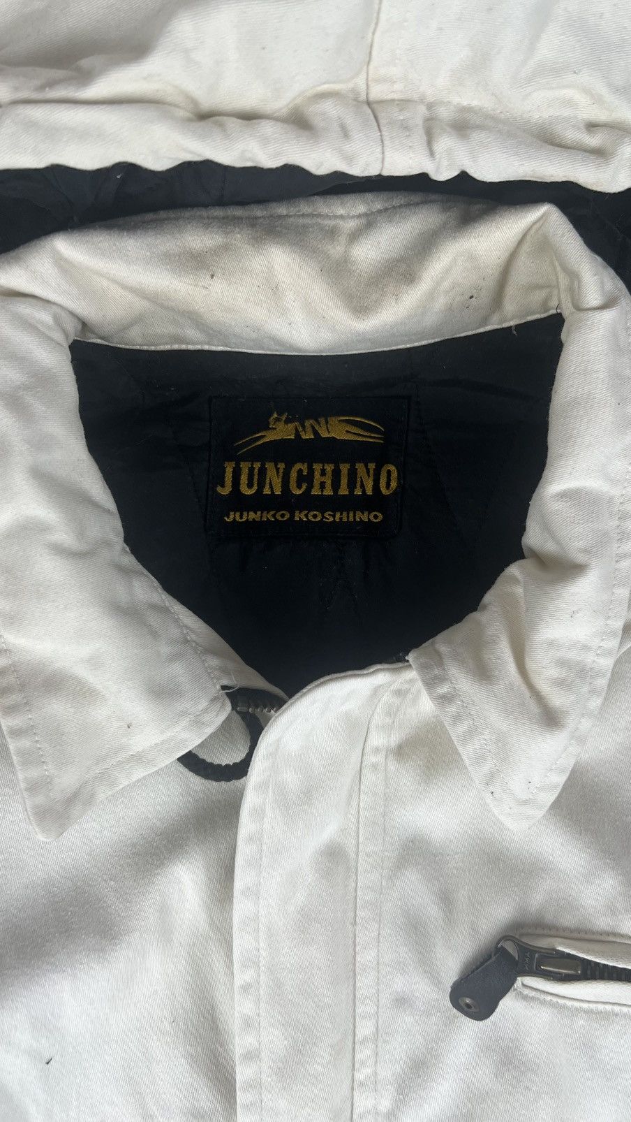 Mr. Junko Junlo Koshino Rare Design Bomber Jacket With Hooded Size US XL / EU 56 / 4 - 4 Thumbnail