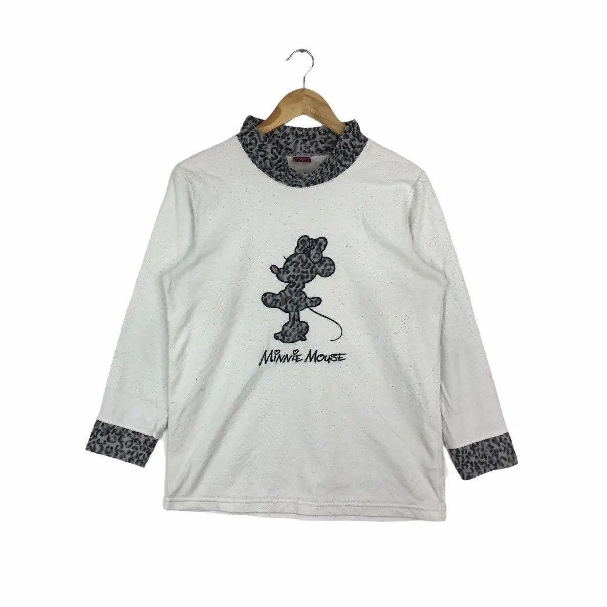 Disney × Mickey Mouse DISNEY MINNIE MOUSE MICKEY Camouflage Cartoon Anime Sweater Size L / US 10 / IT 46 - 1 Thumbnail