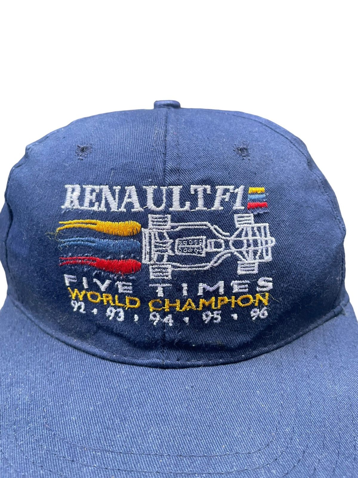 Vintage Vintage Renault F1 Champion Cap Size ONE SIZE - 3 Thumbnail