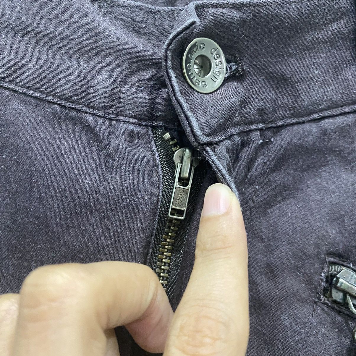 semanticdesign Semantic Design Japan Multi-Pocket 3D Flared Cargo Pants Size US 30 / EU 46 - 14 Thumbnail