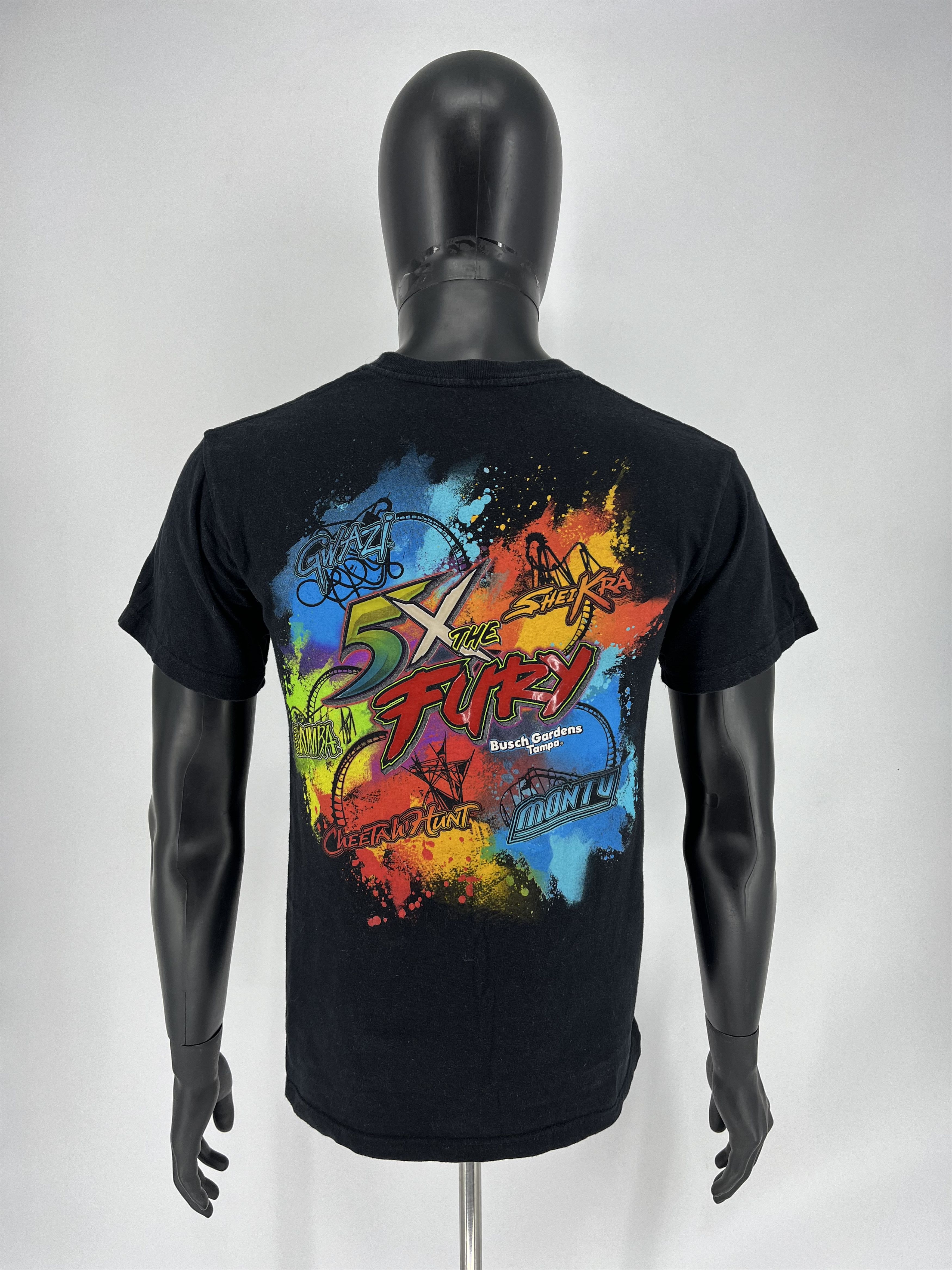 Vintage BUSCH GARDENS The FURY KUMBA SHEIKRA MONTU GWAZI Roller Coas Size US S / EU 44-46 / 1 - 7 Thumbnail