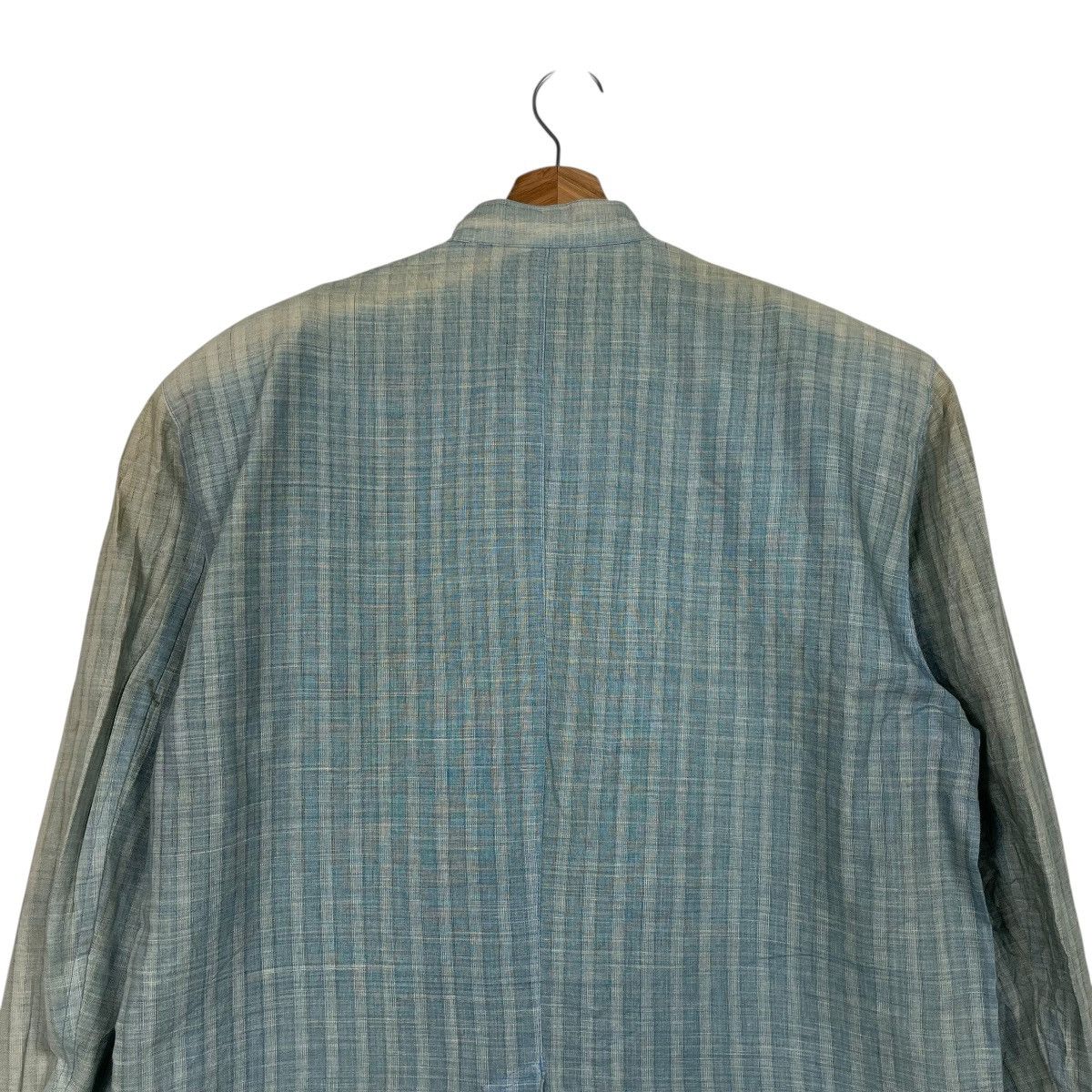 Issey Miyake Vintage 80s Issey Miyake Hickory Faded Jacket Size US M / EU 48-50 / 2 - 8 Thumbnail