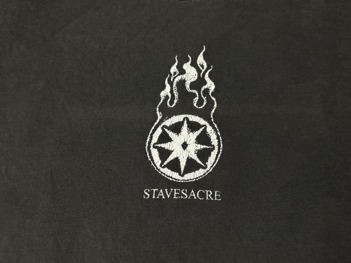 Vintage Vintage 90s Stavesacre T-Shirt Band Tees Distressed Size US XL / EU 56 / 4 - 2 Thumbnail