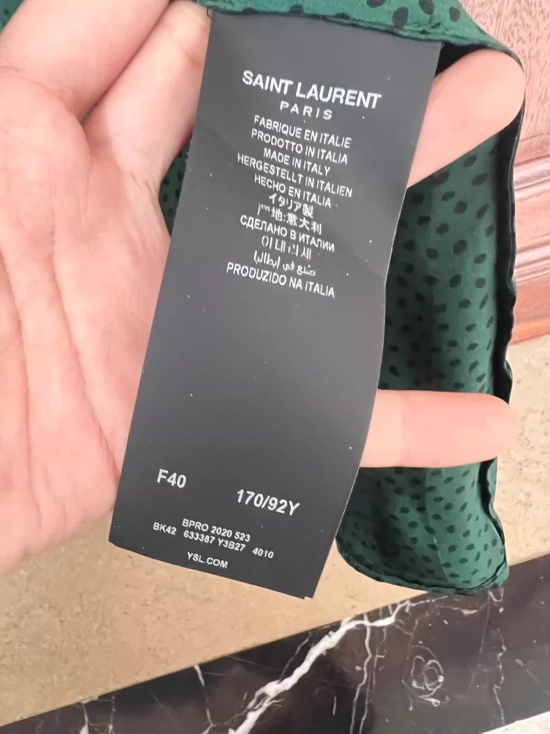 Saint Laurent Paris saint Laurent parisSilk Shirt 2503-Nextarrow Size S / US 4 / IT 40 - 3 Thumbnail