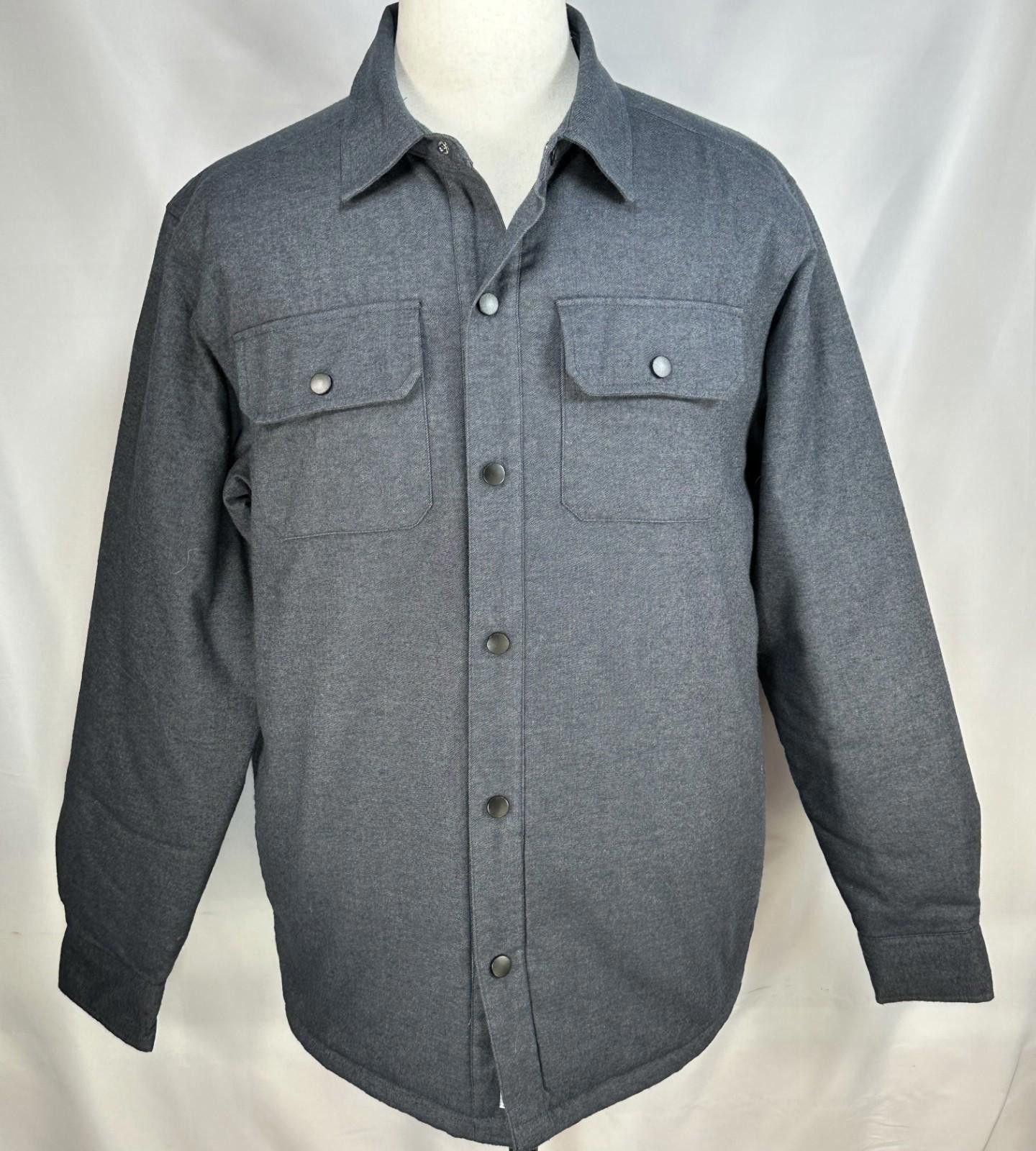 Other Rugged Elements Snap Quilted Puffer Shirt Jacket Blue Mens M Size US M / EU 48-50 / 2 - 1 Thumbnail