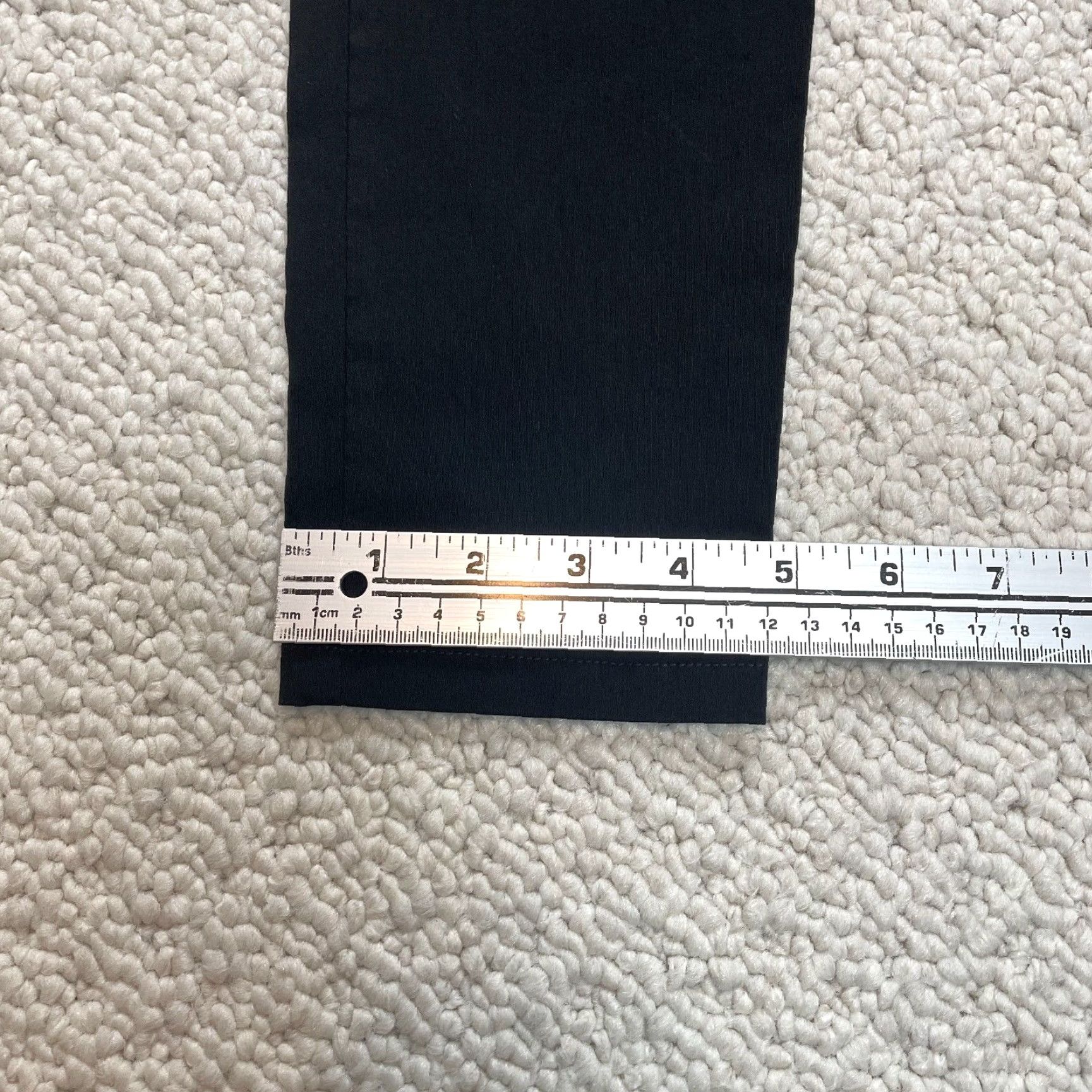 Tommy Hilfiger Tommy Hilfiger Pants Womens 4 Black Solid Stretch Logo Chain Slacks 26x27.5 Size 26" / US 2 / IT 38 - 2 Thumbnail