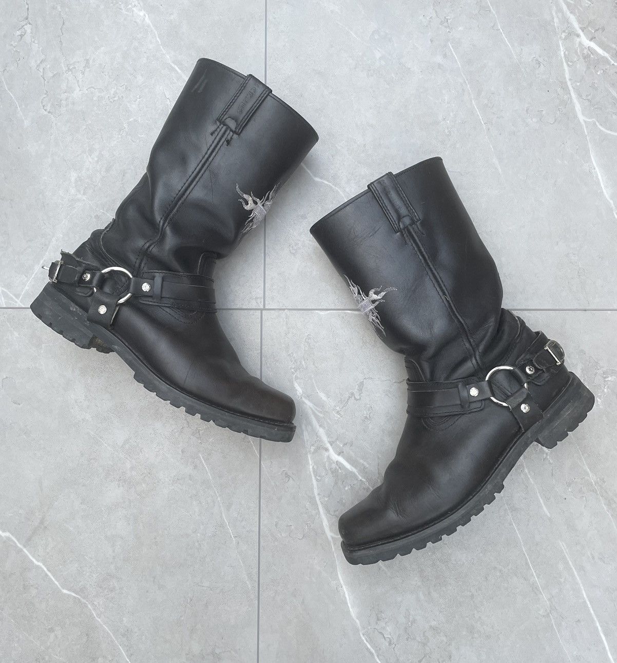 Vintage Vintage Harley Motorcycle Engineering Boots Size US 10 / EU 43 - 3 Thumbnail