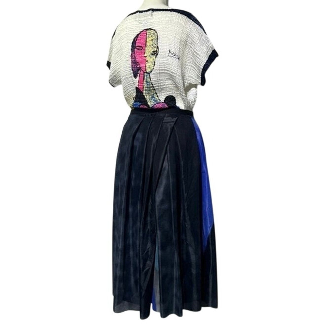 Other 90s Vintage VALENTINA Picasso Crinkle Top, One Size Size ONE SIZE - 6 Thumbnail