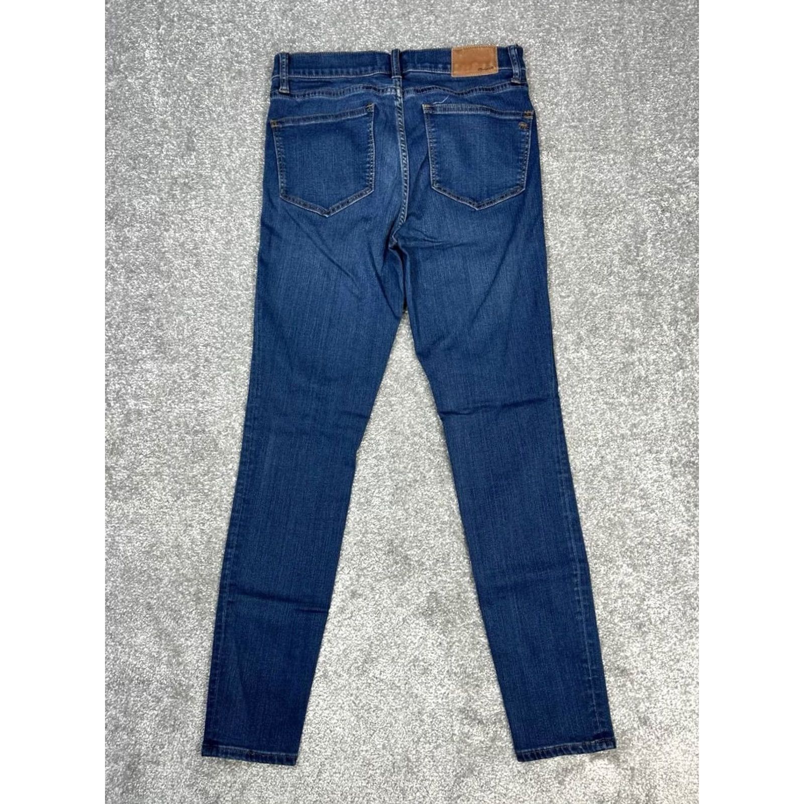 Madewell Madewell Roadtripper Jeans Womens 28 Blue Denim Logo Mid Rise Skinny Leg 28x28 Size 28" / US 6 / IT 42 - 2 Thumbnail