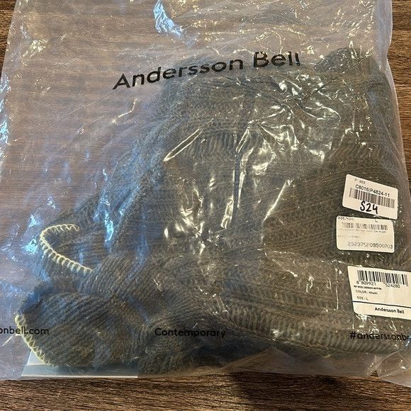 Andersson Bell NEW SSENSE ANDERSSON BELL Khaki Nep Cardigan large Size L / US 10 / IT 46 - 13 Thumbnail