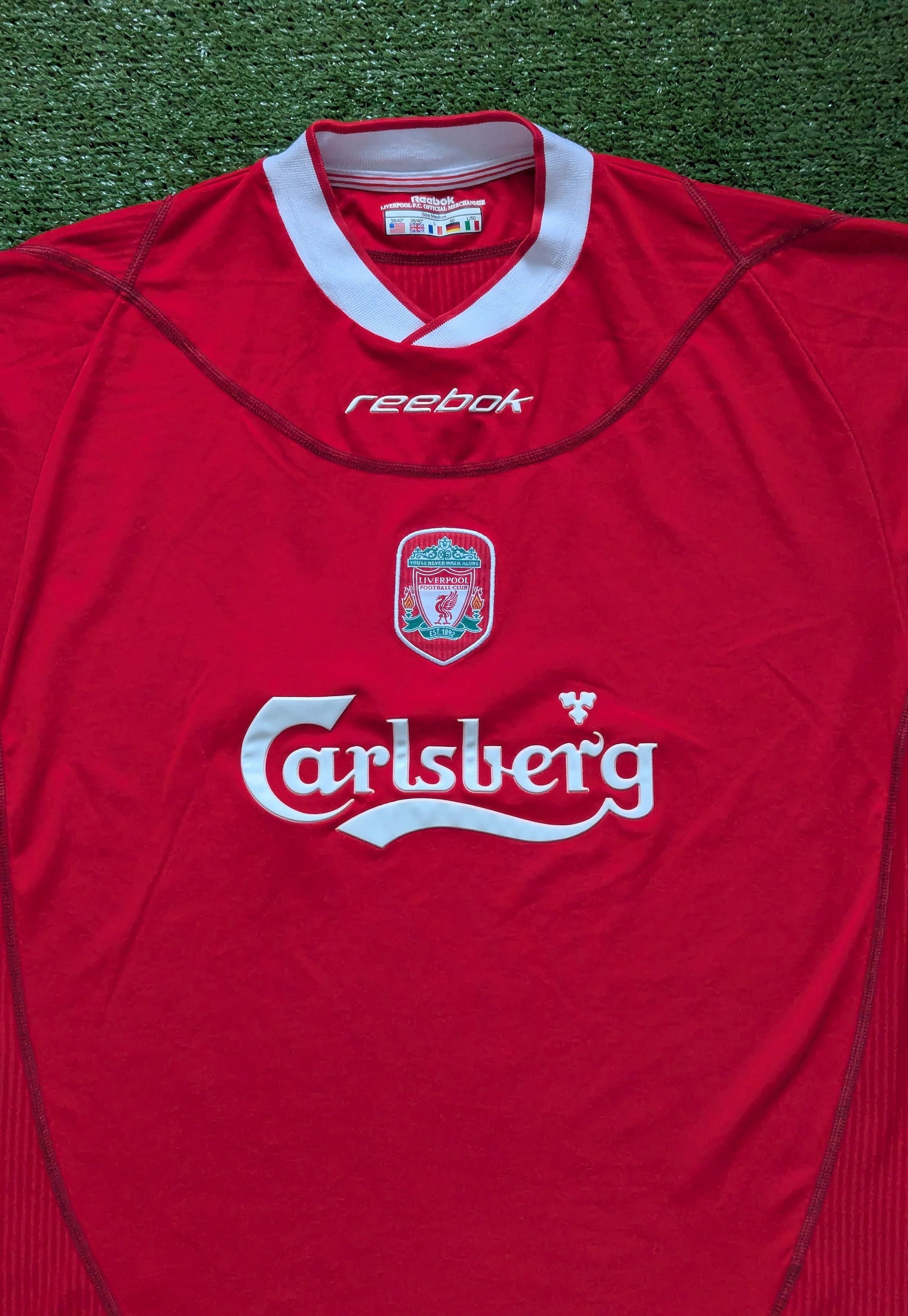 Reebok LIVERPOOL 2002/2003 HOME FOOTBALL SHIRT JERSEY SIZE M REEBOK Size US M / EU 48-50 / 2 - 5 Thumbnail
