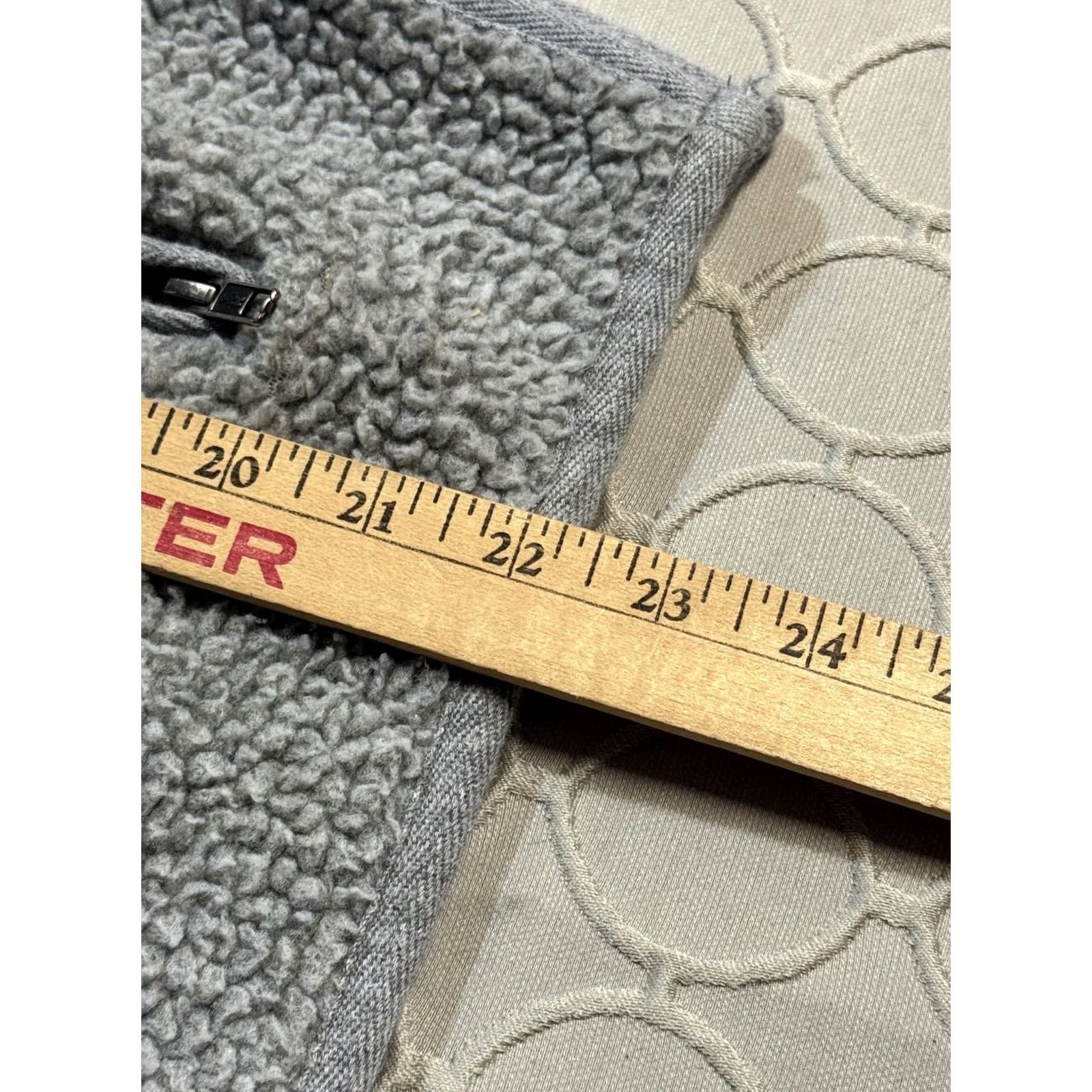 Marine Layer VINTAGE Marine Layer Pullover Sweatshirt Gray Sherpa Fleece Half Zip Pockets 1/4 Zip Womens Small Size S / US 4 / IT 40 - 7 Thumbnail