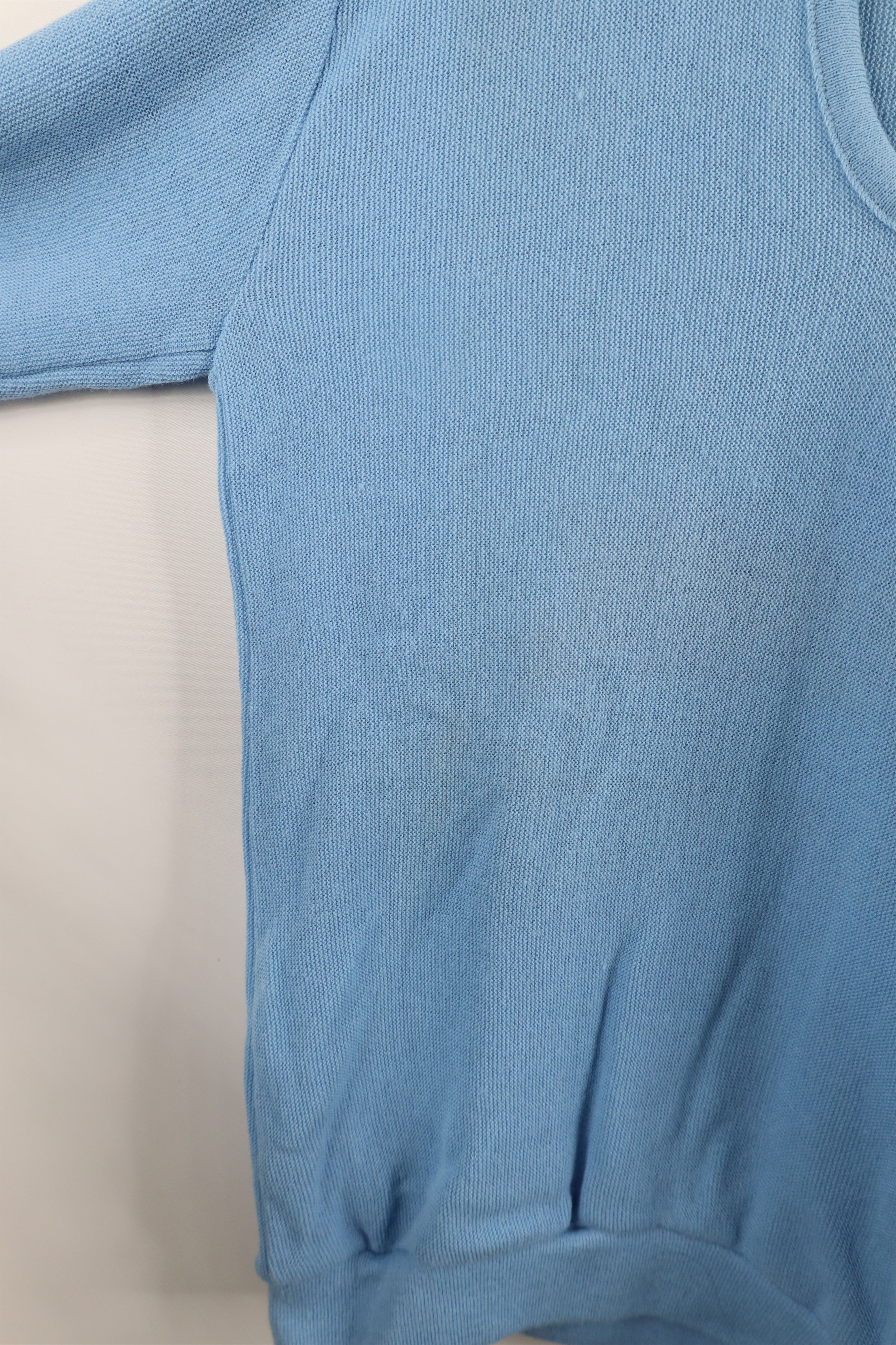 Vintage Vintage 70s Streetwear Knit V-Neck Sweater Carolina Blue USA Size US XL / EU 56 / 4 - 8 Thumbnail