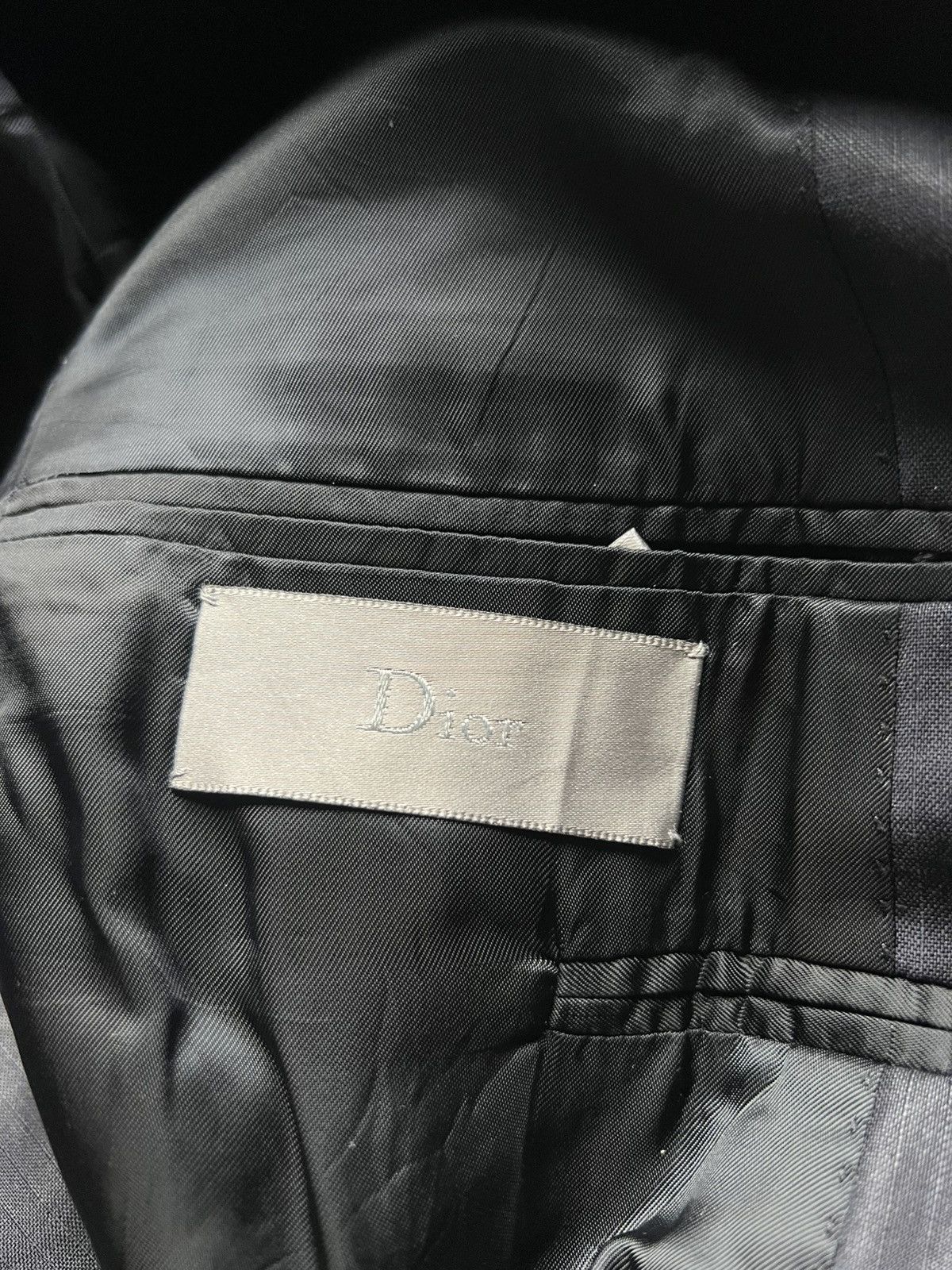 Dior SS07 Dior Hedi Slimane Era Wool Blazer Jacket Size 48S - 6 Thumbnail