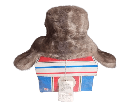 Other Hat Men’s Mink Ushanka Gray Size M 57 Size ONE SIZE - 8 Thumbnail