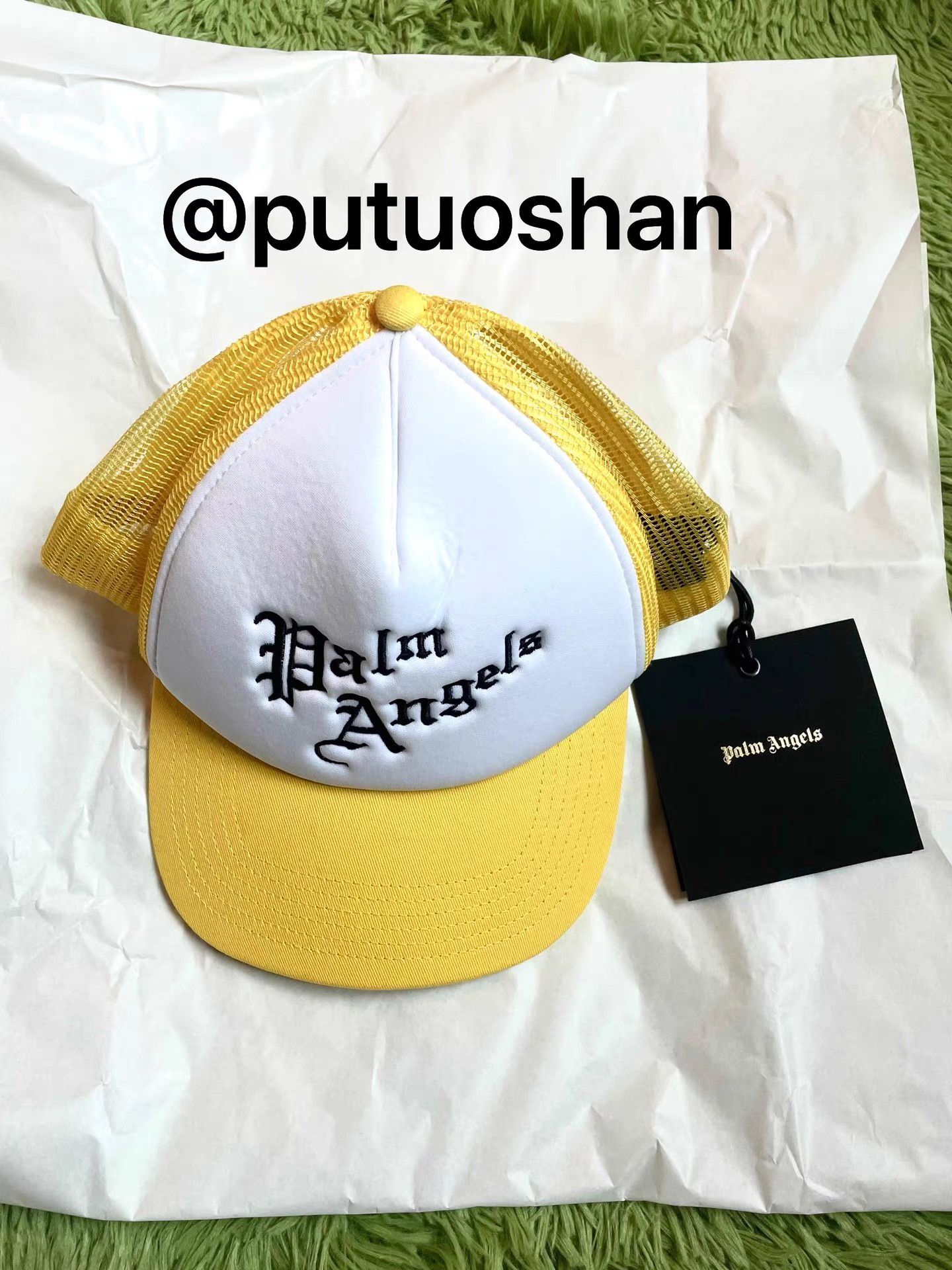 Palm Angels Palm Angels PM Mesh Trucker Cap K6 Size ONE SIZE - 1 Thumbnail