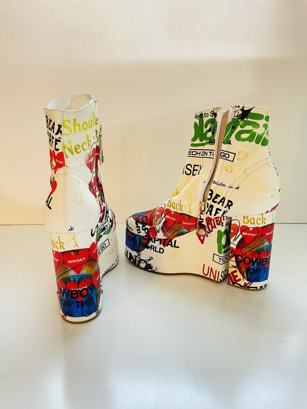 Vivienne Westwood Vivienne Westwood TOWERING HEELS meaningless PRINT IT 37 Size US 7 / IT 37 - 12 Thumbnail