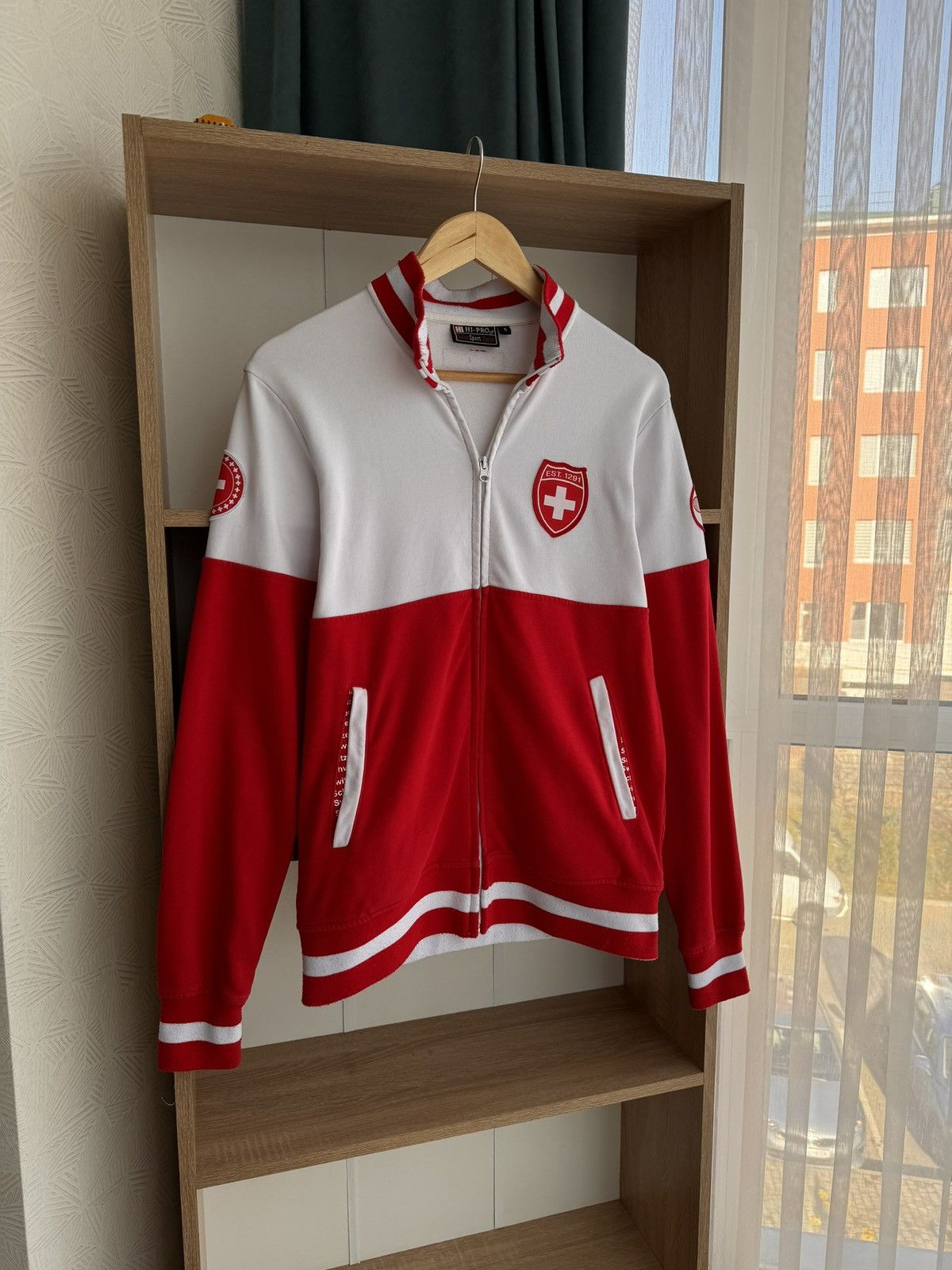 Vintage Vintage Suisse Tennis Roger Federer RF National Zip Hoodie Size US S / EU 44-46 / 1 - 6 Thumbnail
