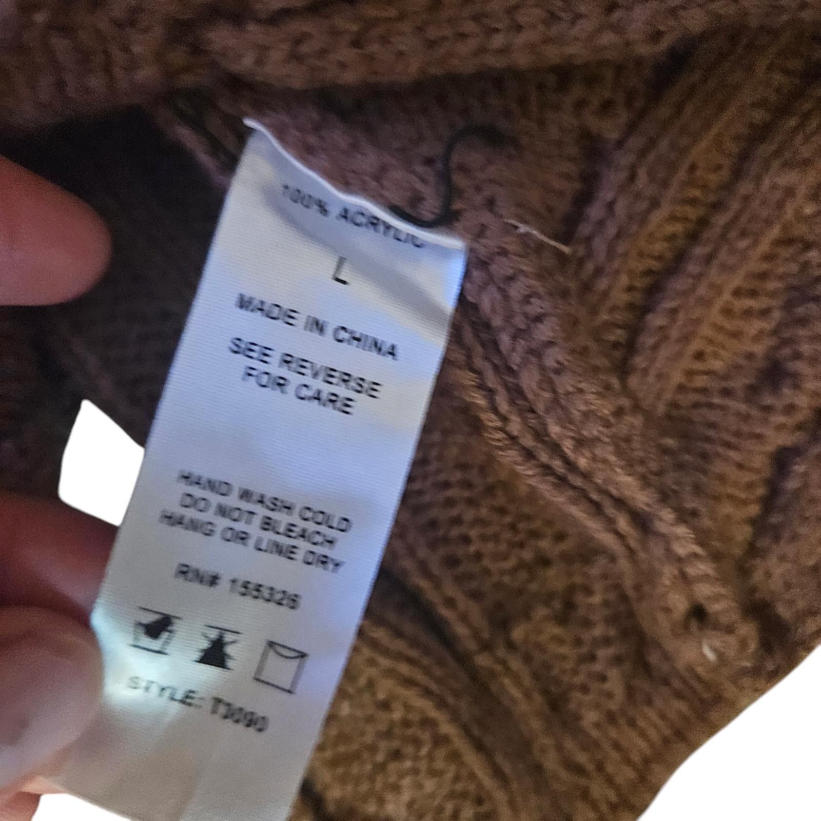 Designer Identity Cropped Cable Knit Sweater Large Size L / US 10 / IT 46 - 6 Thumbnail