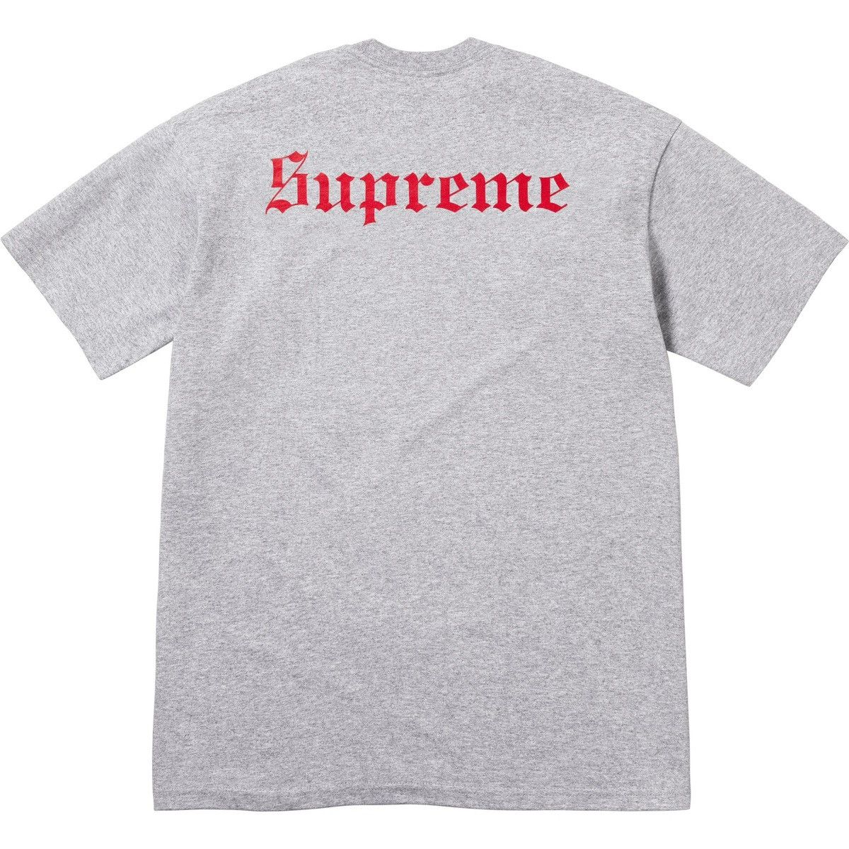 Supreme SUPREME Snow White Tee Heather Grey T-Shirt FW24 XL