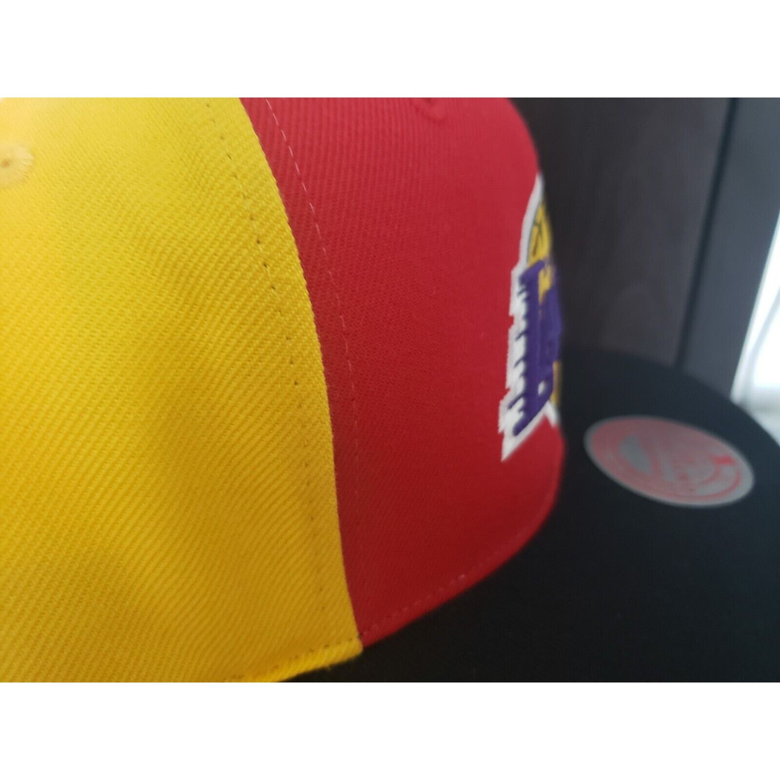 Mitchell & Ness Los Angeles Lakers Hat Pinwheel Snap Back Mitchell & Ness Size ONE SIZE - 2 Thumbnail