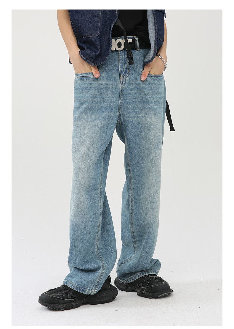 Japanese Brand Retro pocket design straight jeans Japanese loose Size US 32 / EU 48 - 5 Thumbnail