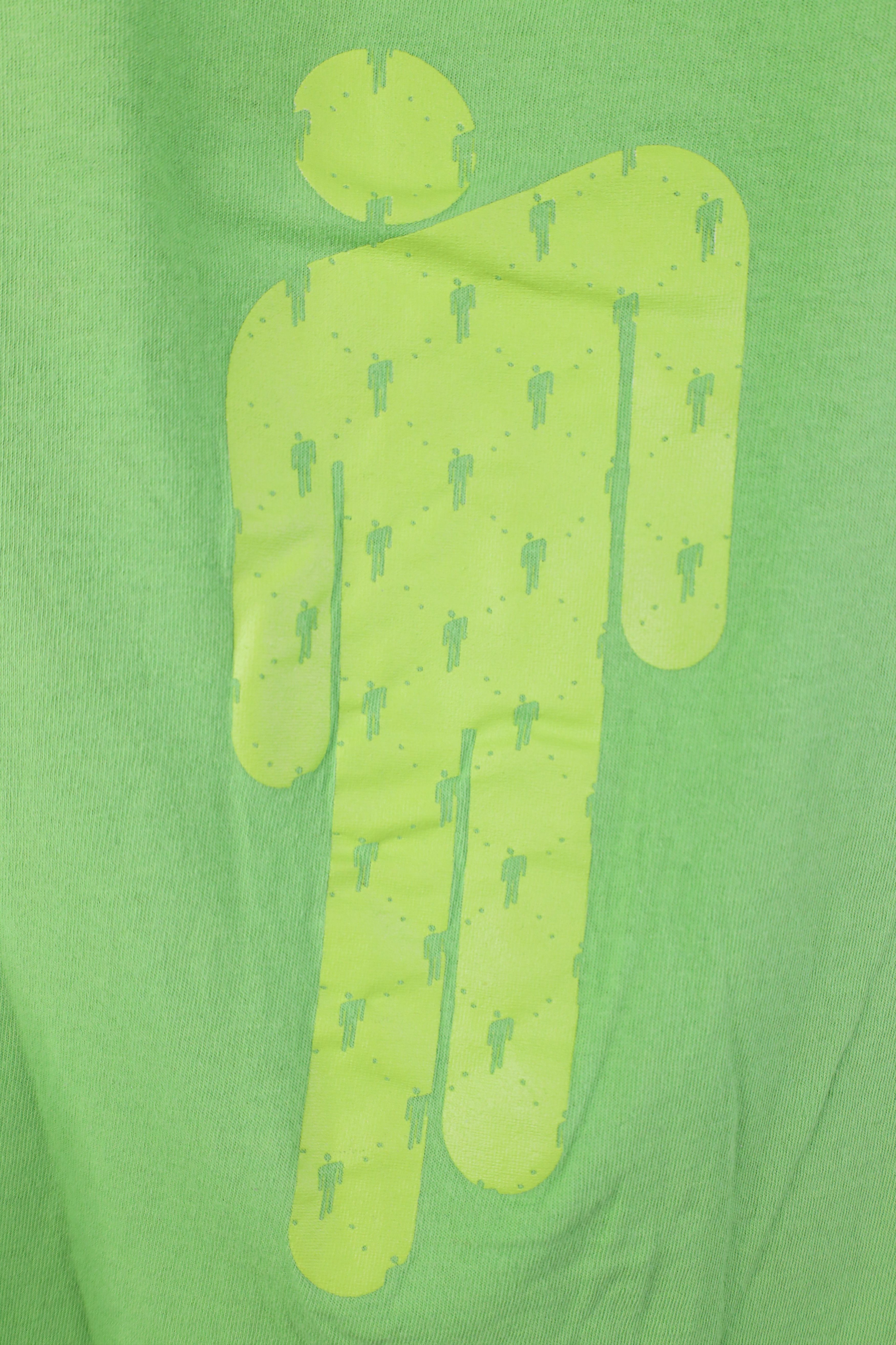 Vintage Billie Eilish Band Tour Long Sleeve T-Shirt Cotton Lime Size M / US 6-8 / IT 42-44 - 4 Thumbnail