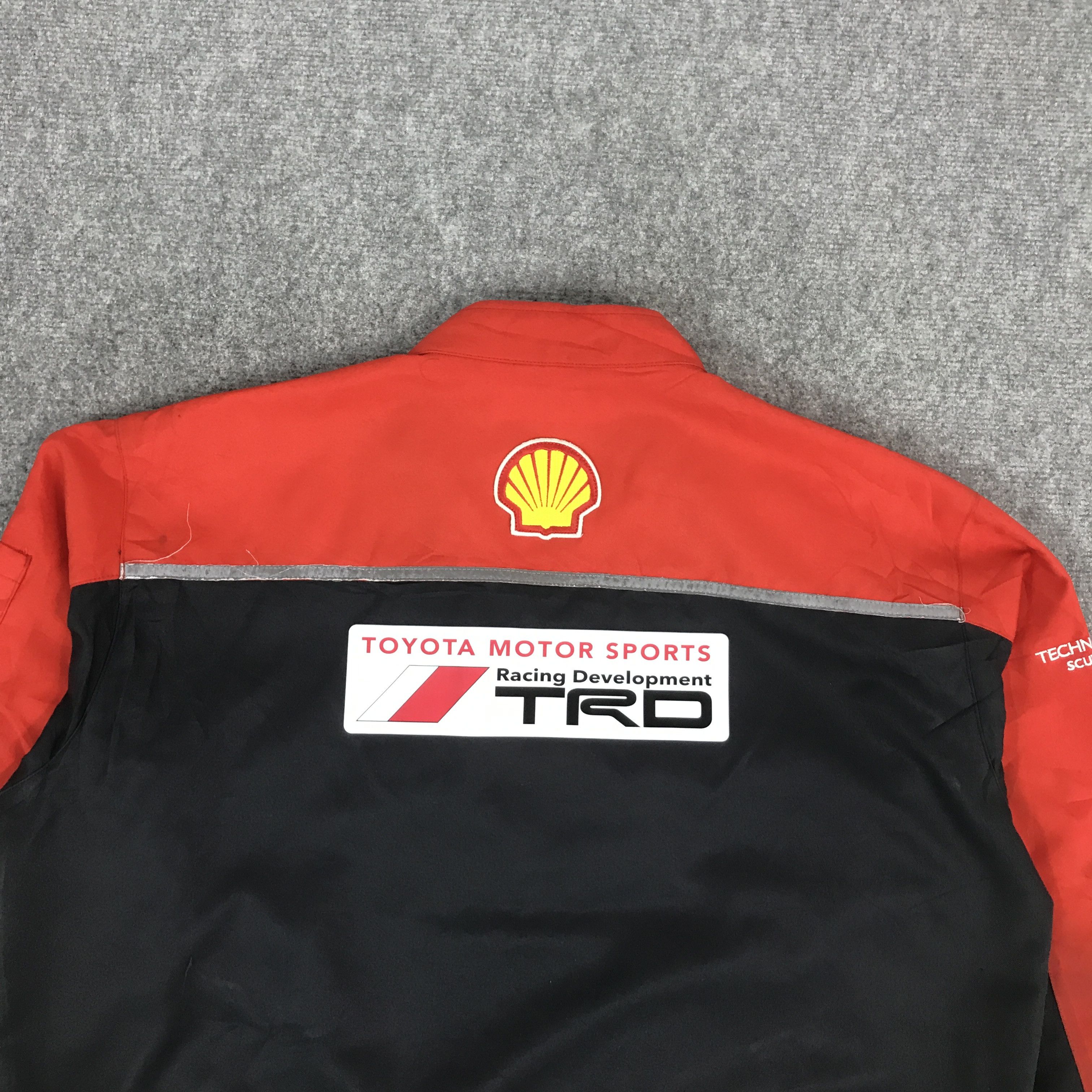 Japanese Brand × Sports Specialties SHELL HELIX X TOYOTA MOTORSPORTS RACING DEVELOPMENT JACKET Size US XL / EU 56 / 4 - 4 Thumbnail
