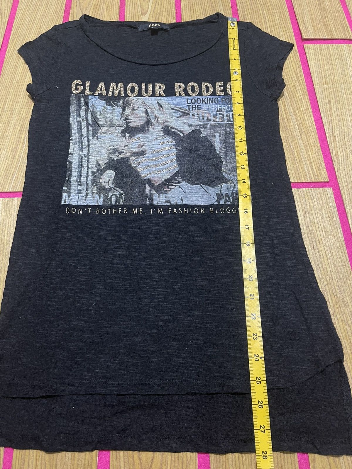 If Six Was Nine Y2K GLAMOUR RODEO short sleeve tshirt ifsix style Size M / US 6-8 / IT 42-44 - 9 Thumbnail