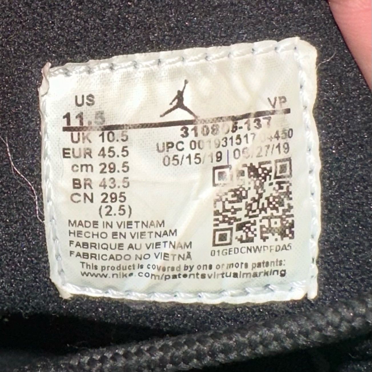 Jordan Brand × Nike Size 11.5 - Air Jordan 10 Retro 2019 Seattle (310805-137) Size US 11.5 / EU 44-45 - 6 Thumbnail