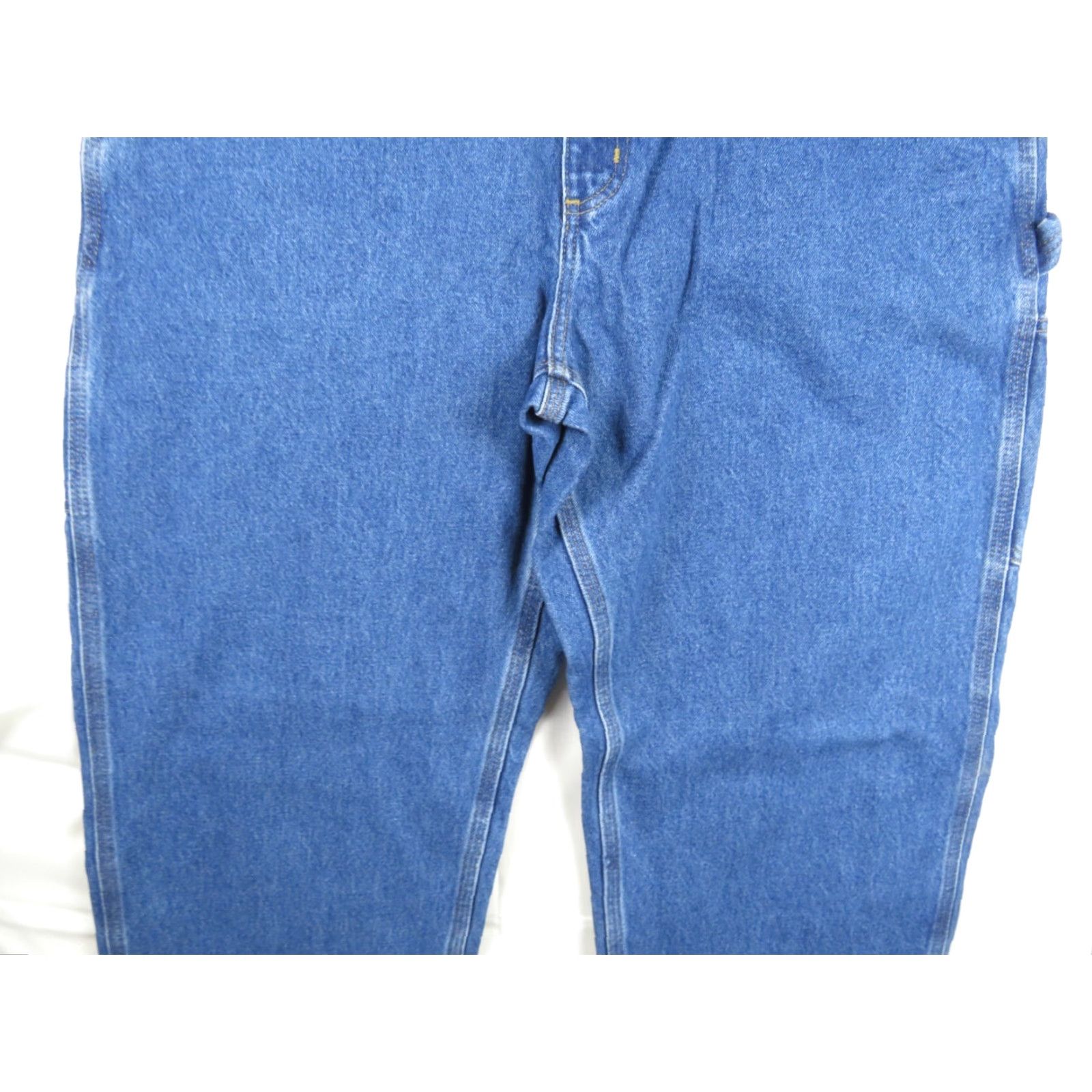 Carhartt Carhartt Jeans 40X34 Denim Relaxed Fit Carhartt Jeans 40X34 Blue Mens Regular 40 Waist Inseam 34 Denim Dungaree Cargo Carpenter Work Pants Used Size US 40 / EU 56 - 3 Thumbnail