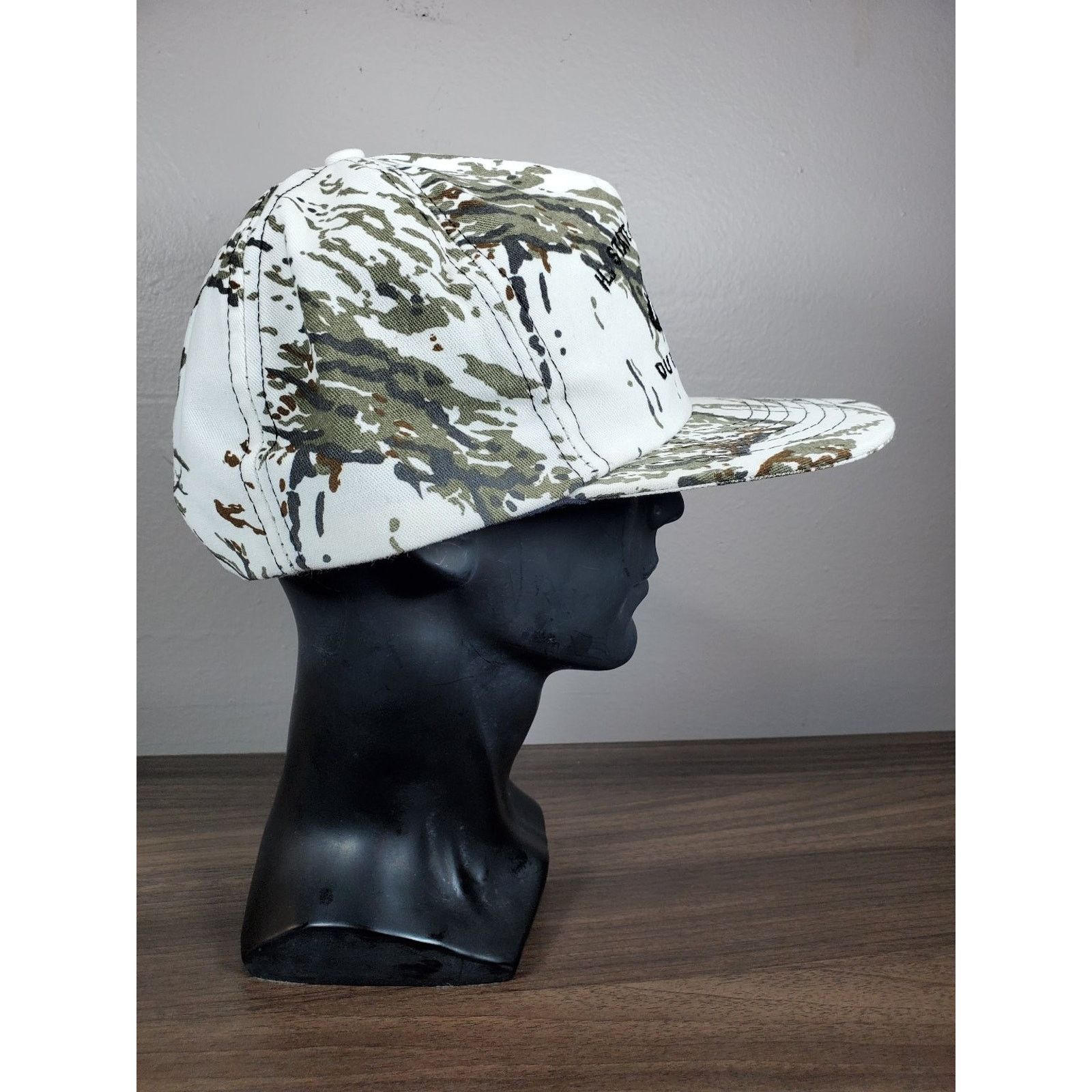 Vintage Ducks Unlimited VIP Illinois Hat Snapback Cap 2003 Snow Camo Size ONE SIZE - 7 Thumbnail