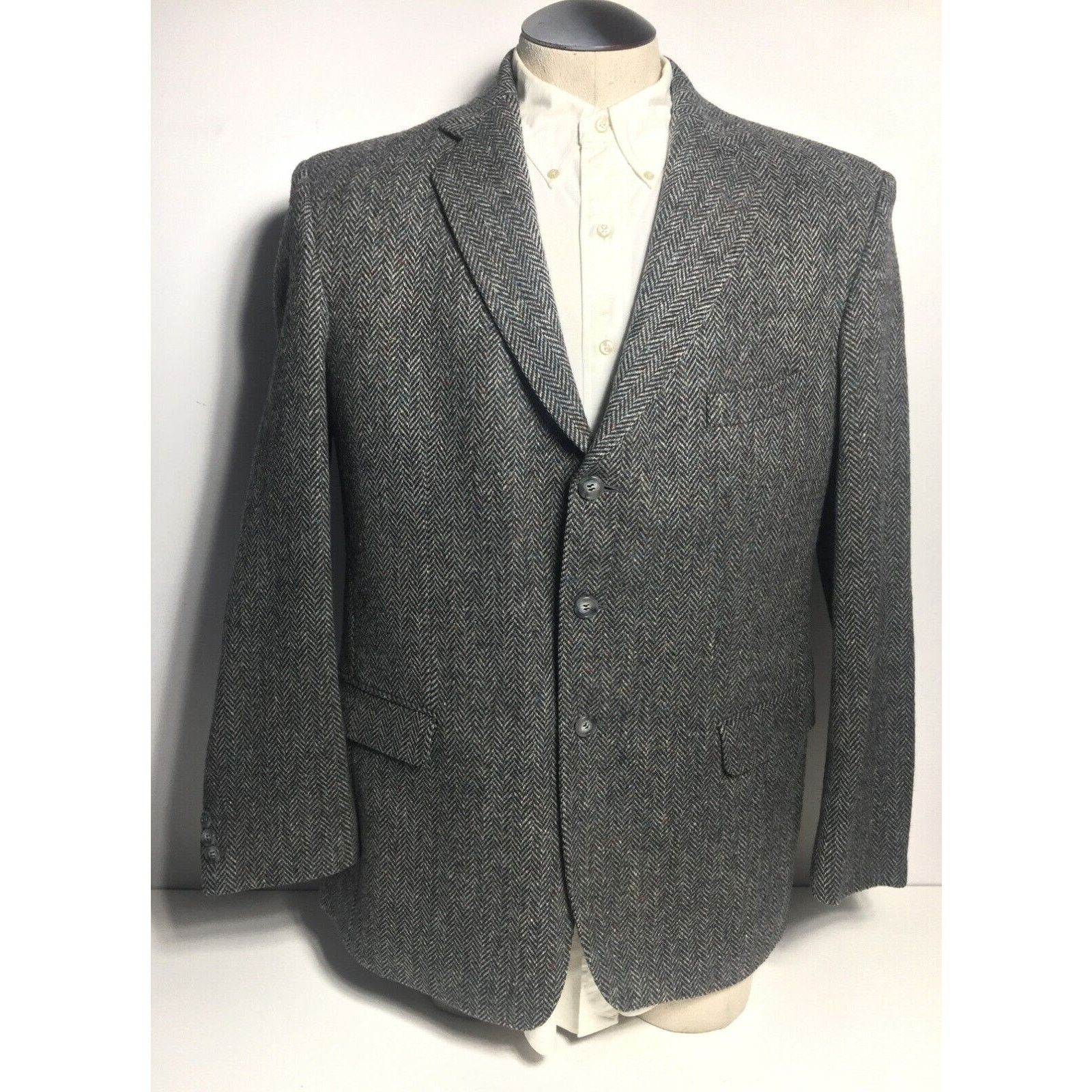 Magee Magee Mens Donegal Tweed Wool Blazer Coat Suit Jacket Sz 41R Size US XS / EU 42 / 0 - 5 Thumbnail