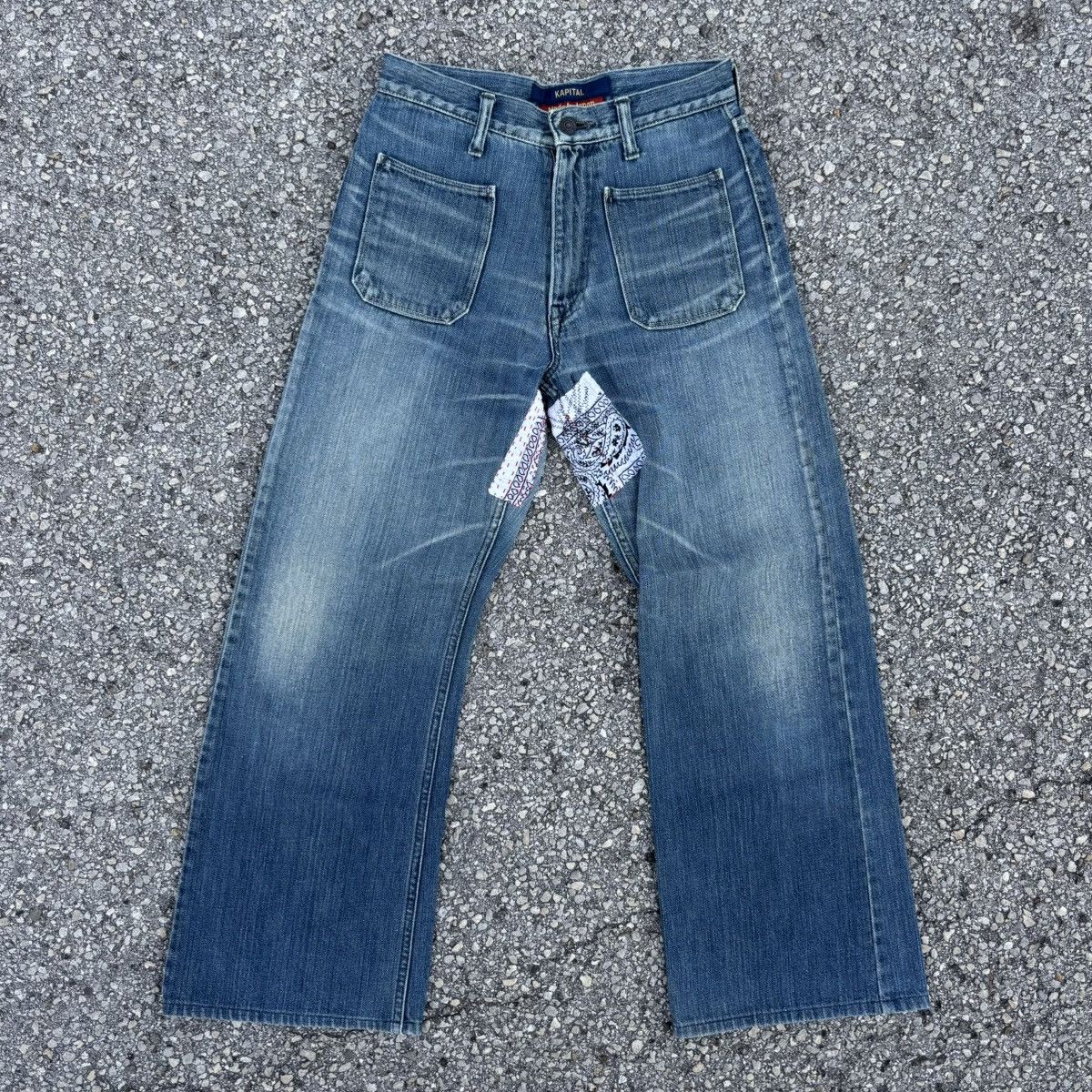 Kapital 90s Kapital Patchwork Jeans Size US 29 - 1 Thumbnail
