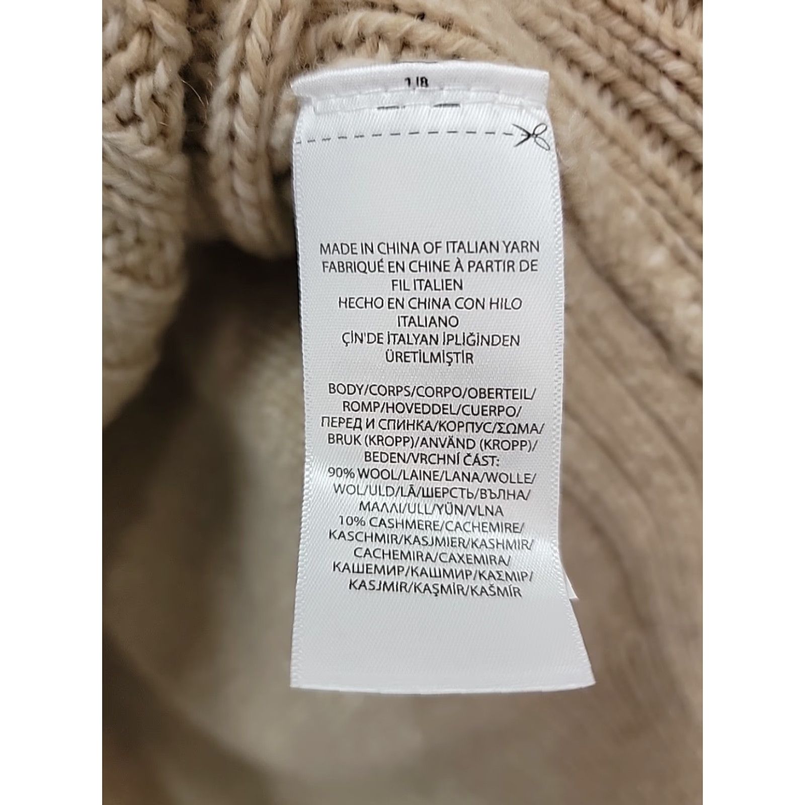 Polo Ralph Lauren VINTAGE Polo Ralph Lauren Wool-Cashmere Turtleneck Sweater Womens Sz L Size L / US 10 / IT 46 - 4 Thumbnail