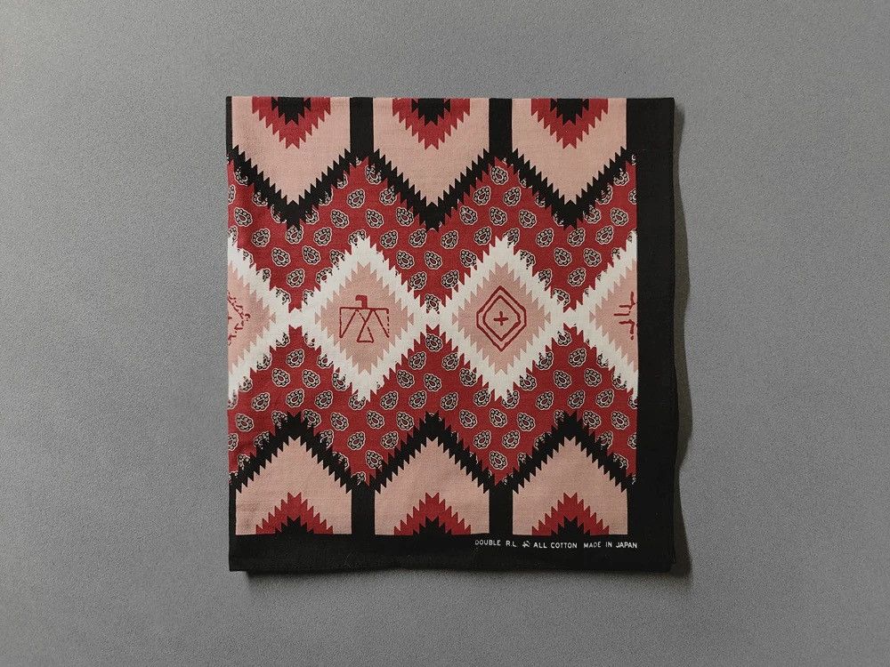 RRL Ralph Lauren PRINT BANDANNA Size ONE SIZE - 6 Thumbnail
