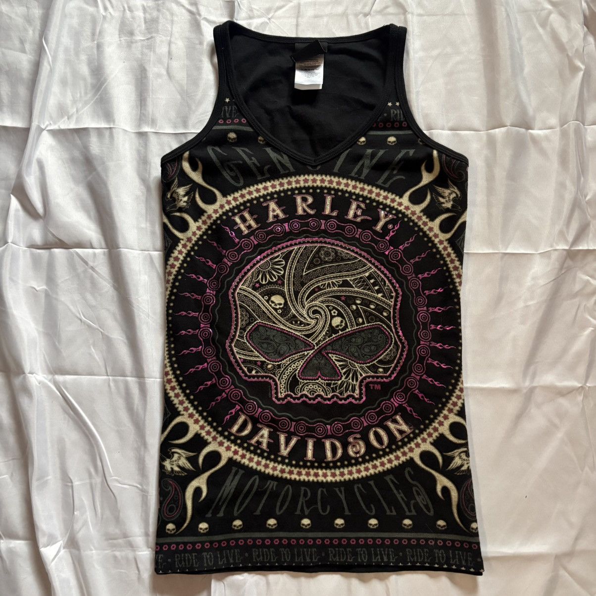 Harley Davidson Harley Davidson Tank with Skull Graphic Size L / US 10 / IT 46 - 1 Thumbnail